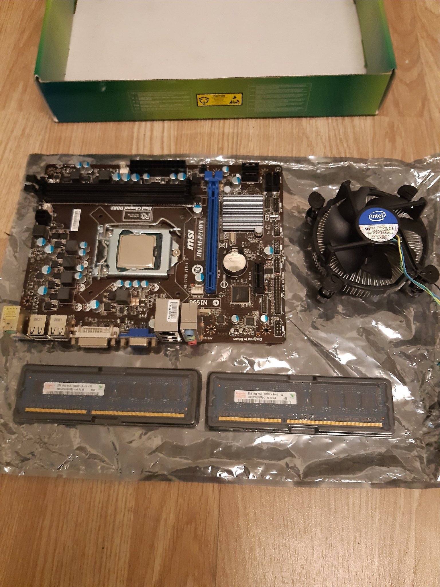 MSI H61M-P31/W8 MODERKORT+ I5 3330 3.00 GHZ+ DD.. (407932777) ᐈ Köp på ...