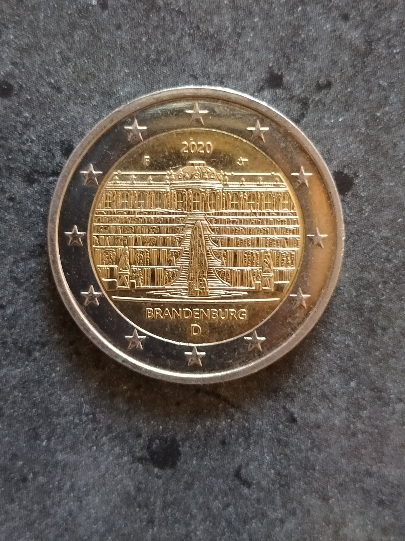 2 Euro Brandenburg 2020 Tyskland