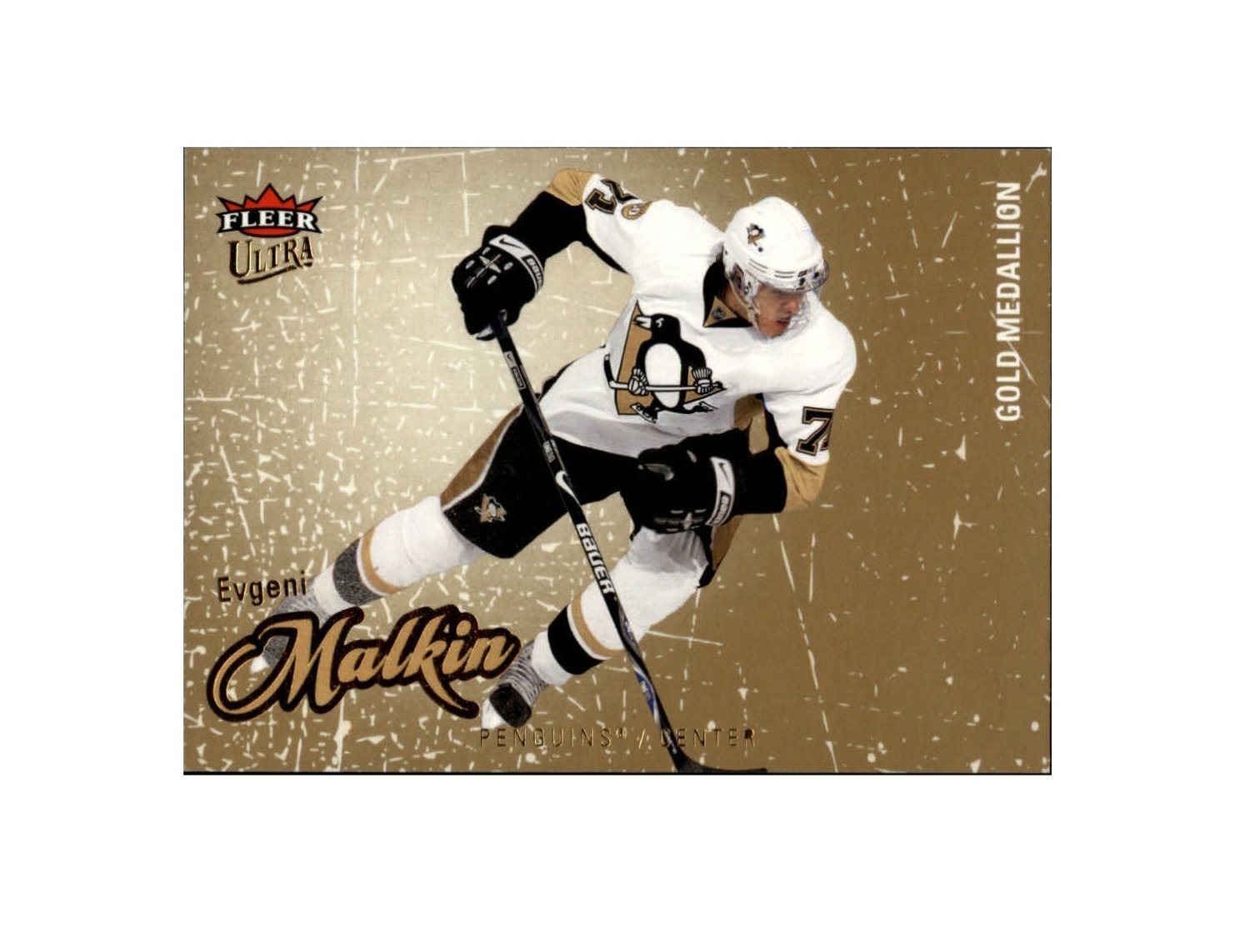 2008-09 Ultra Gold Medallion #77 Evgeni Malkin (25-X47-PENGUINS)