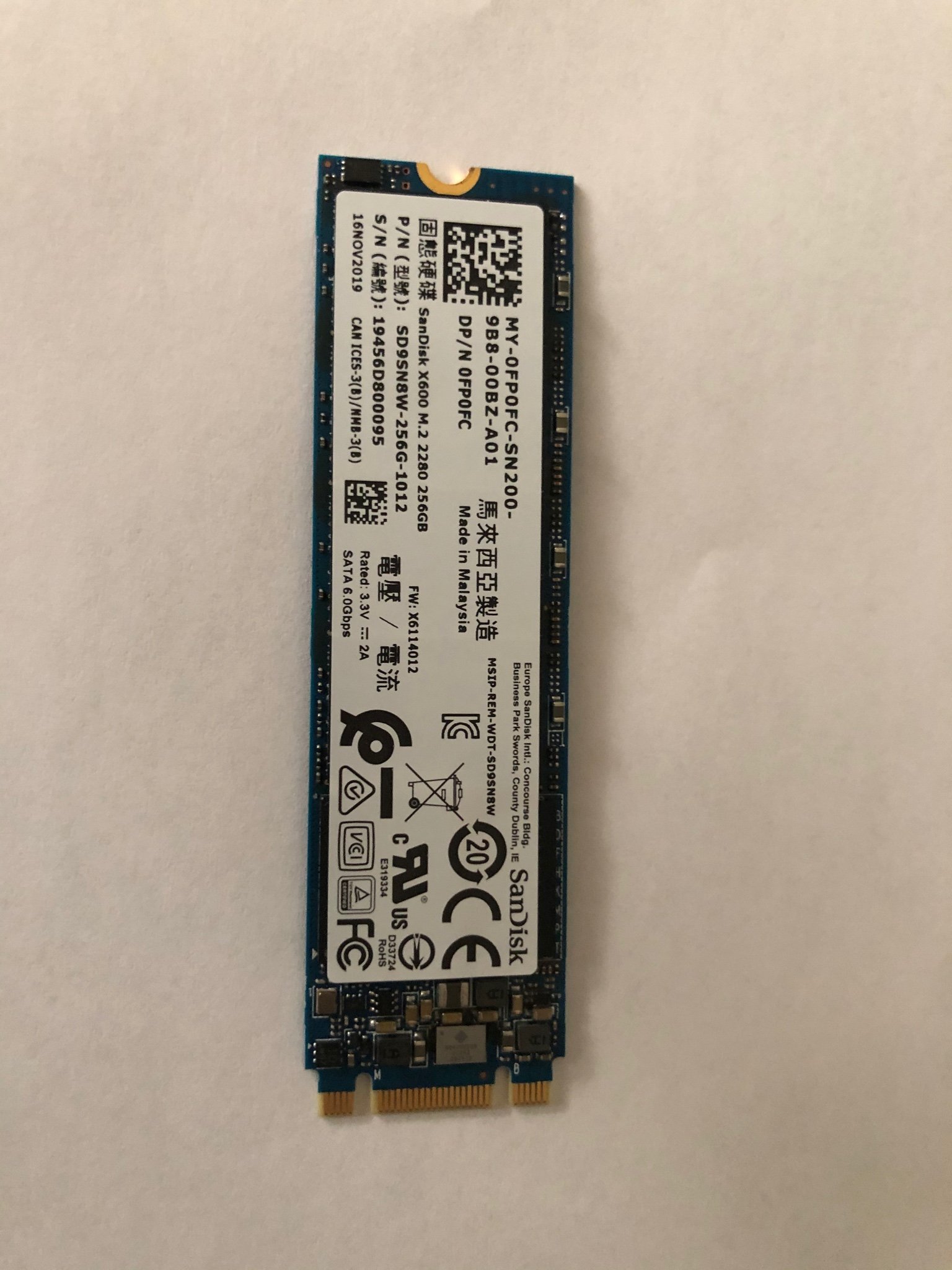 Sandisk x600 256gb m 2 ssd 393964506 k p p tradera