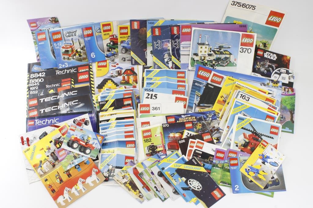 Se produkter som liknar LEGO 120 Manualer Blandat I.. på Tradera