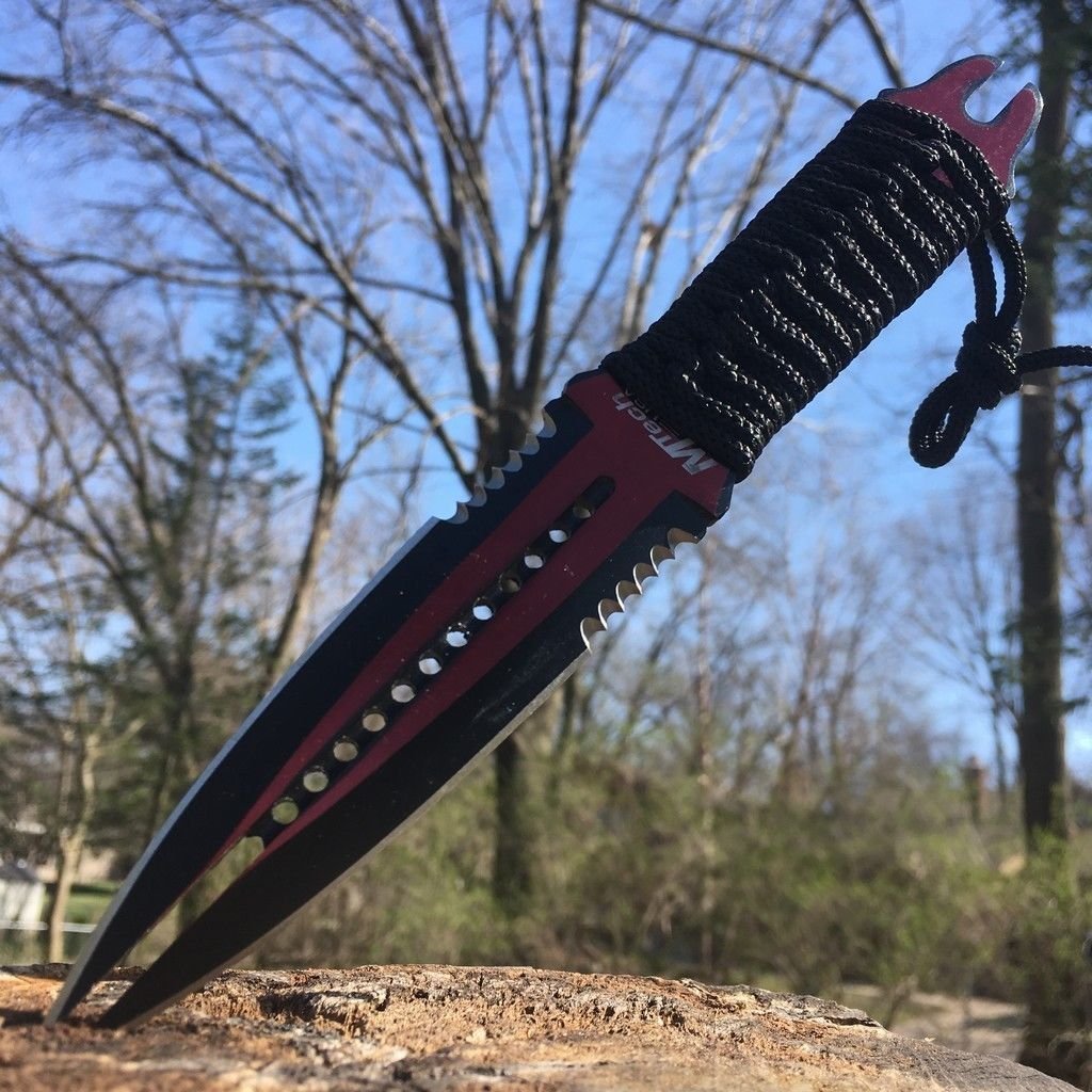 8" TACTICAL COMBAT NECK KNIFE Survival Hunting .. (401507452) ᐈ Köp på