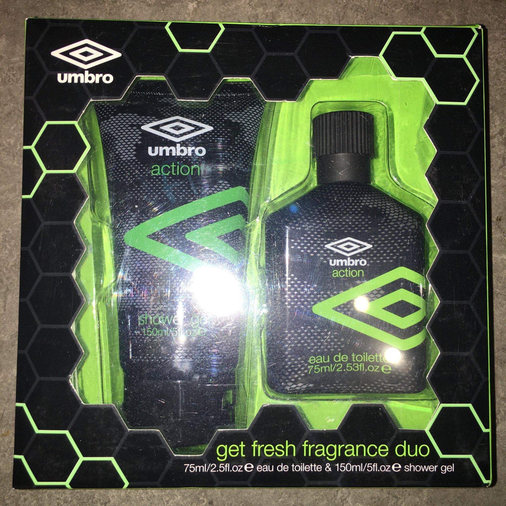 Umbro action EDT och Shower Gel Köp på Tradera (561627947)