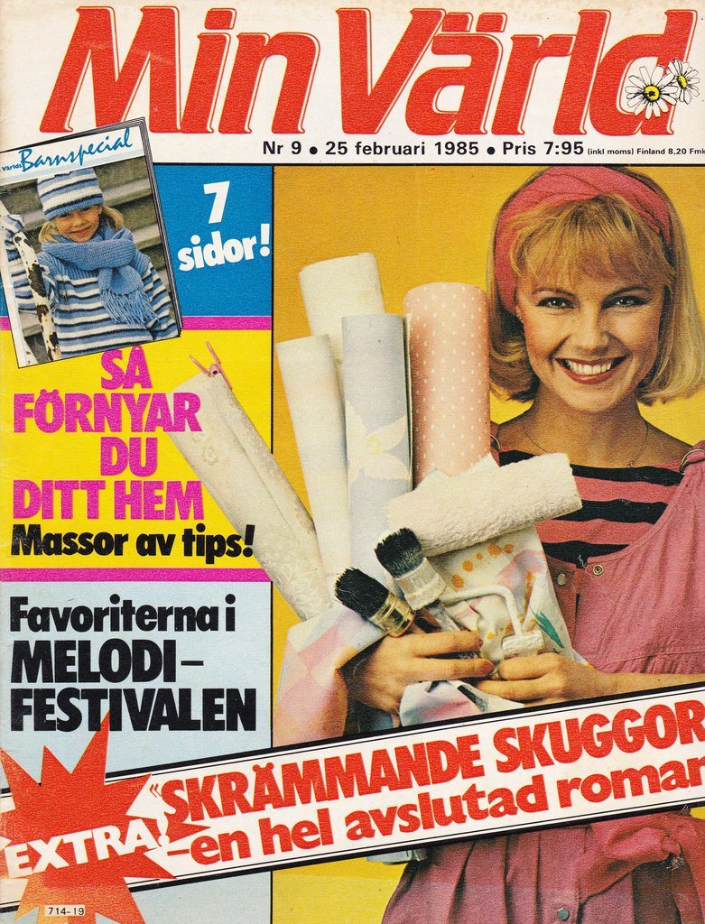 Min Värld 1985-9 Pernilla Wahlgren..Lena Nyman (318202535 ...