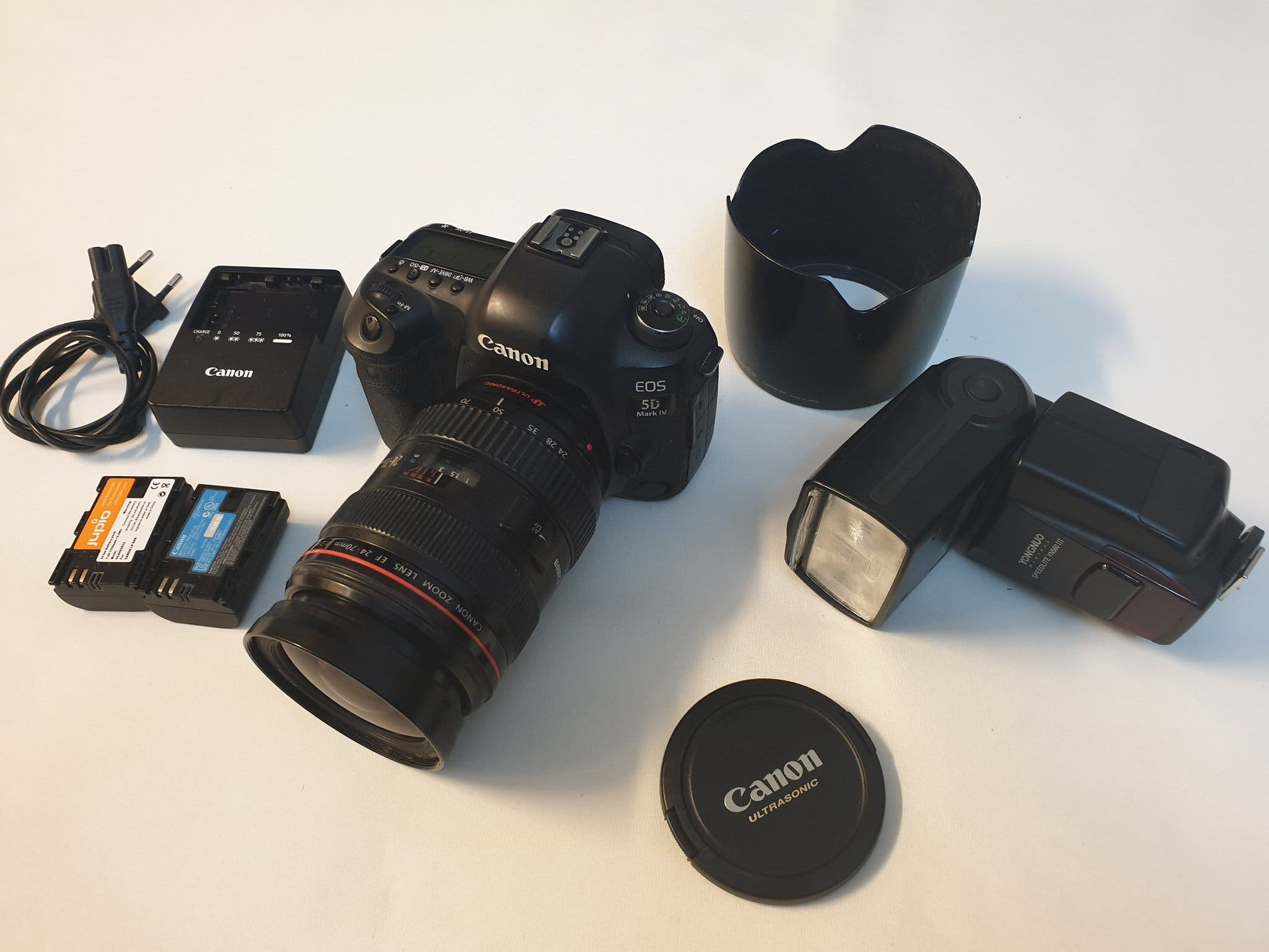 Canon EOS 5D Mark IV med Canon EF 24-70mm f/2,8L USM