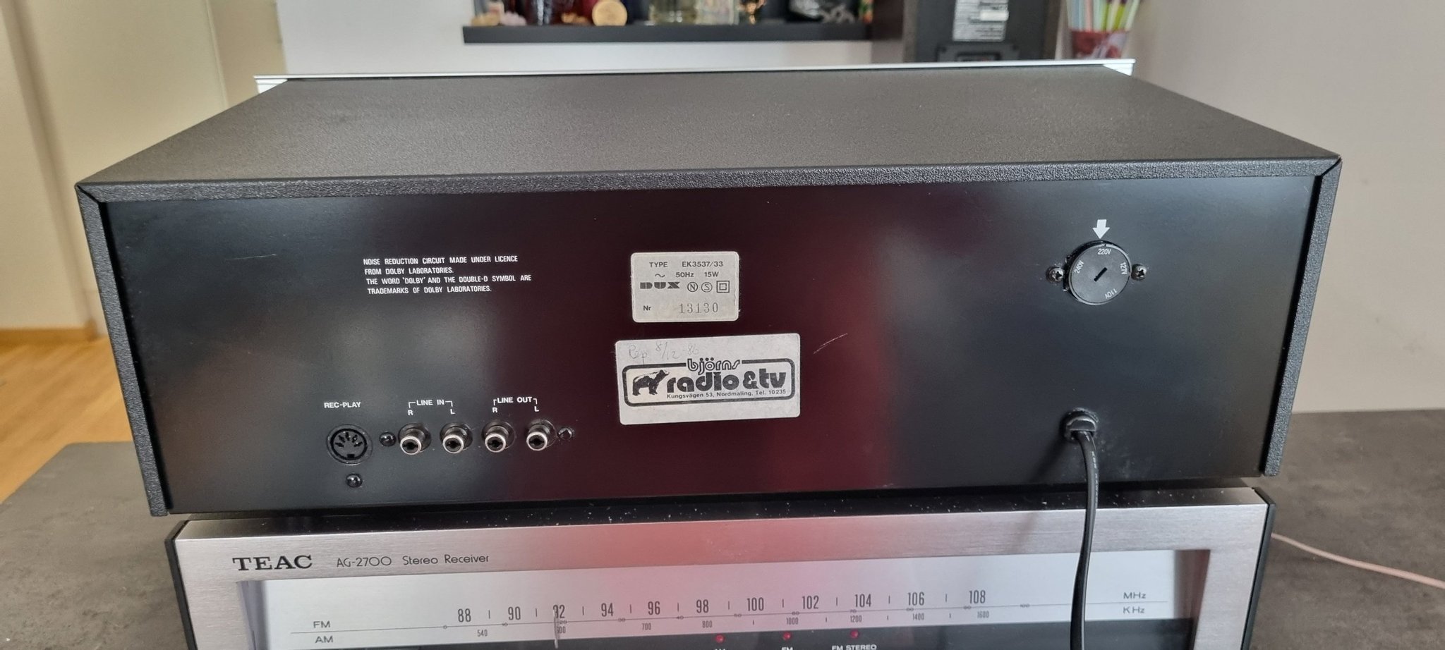 DUX 3537 Hifi Sound Project Vintage däck Köp på Tradera (590937904)