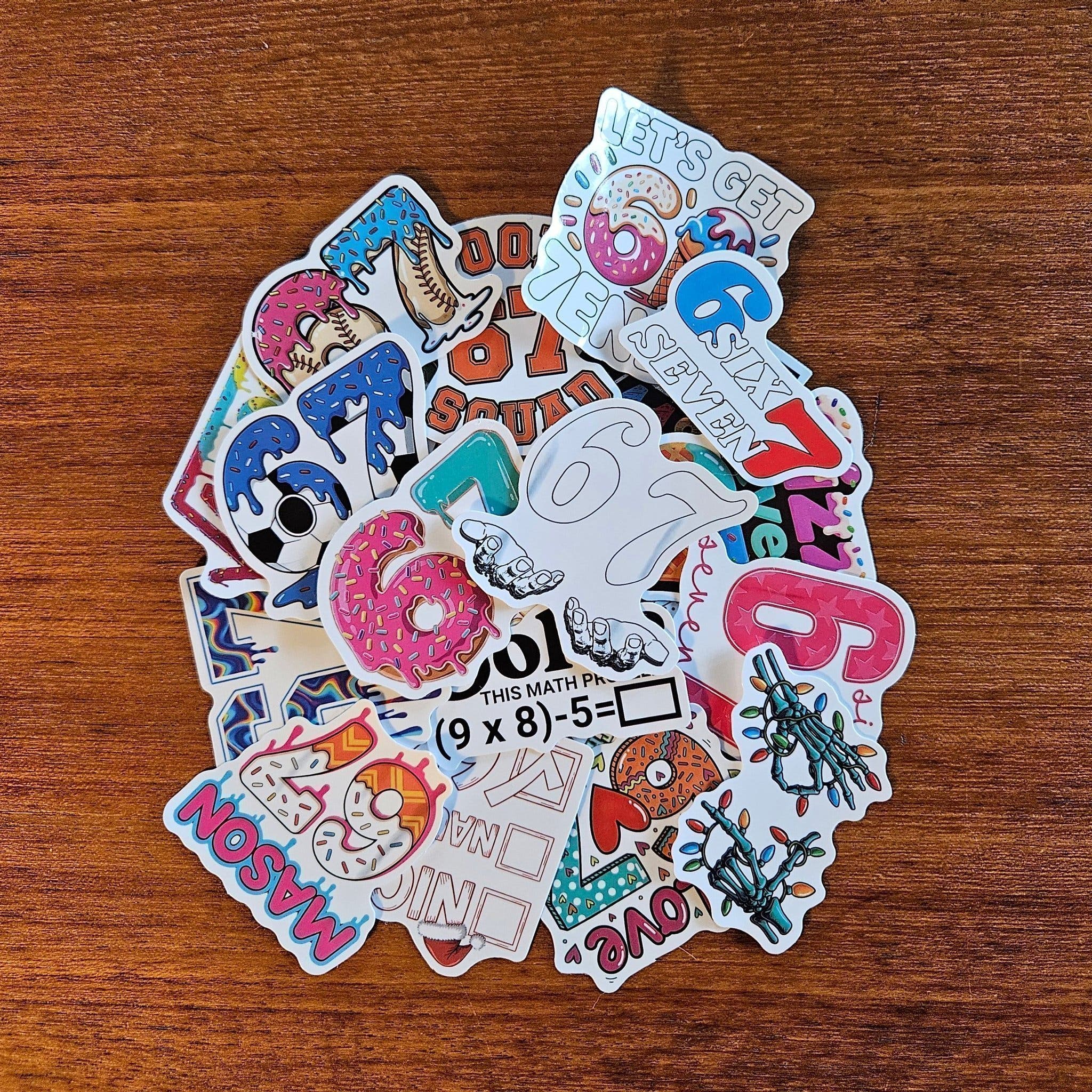 Stickers Meem 25 st 67 meme Klistermärken/stickers | Köp på Tradera (756903199)