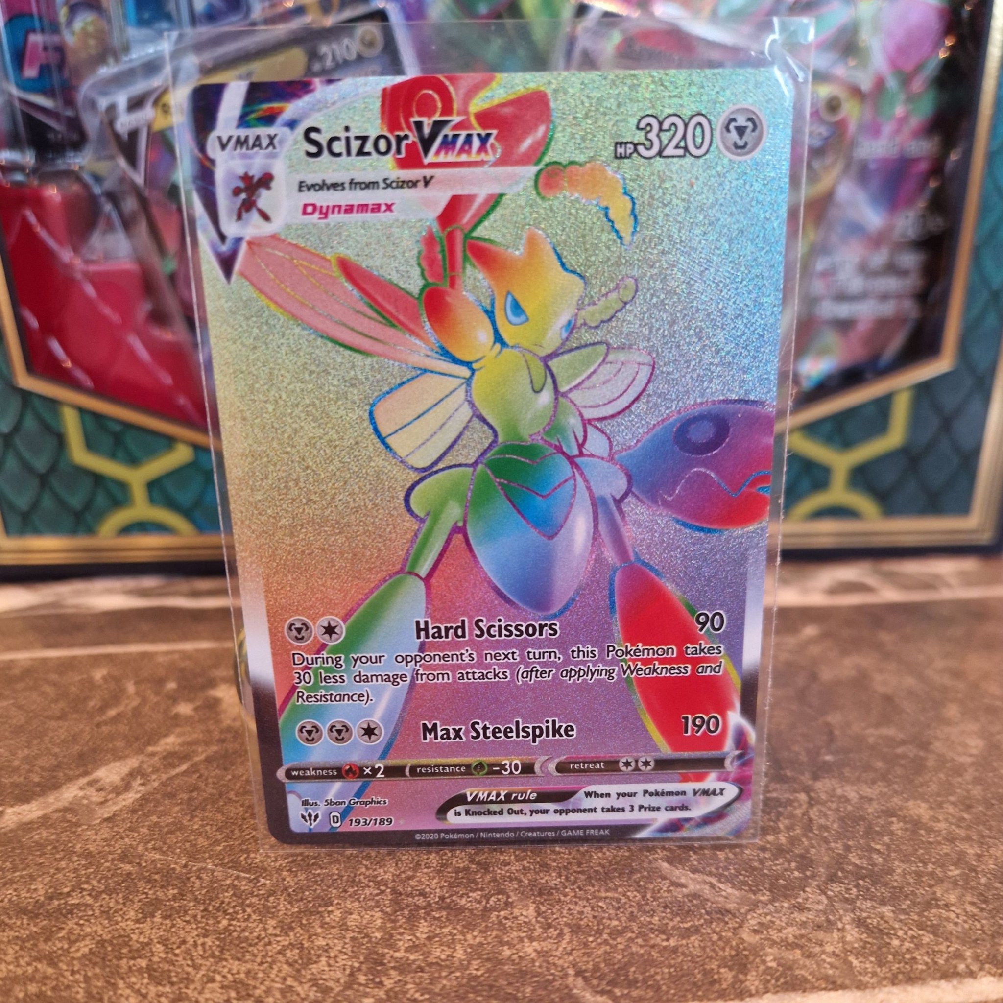 Scizor vmax rainbow Köp på Tradera (587394187)