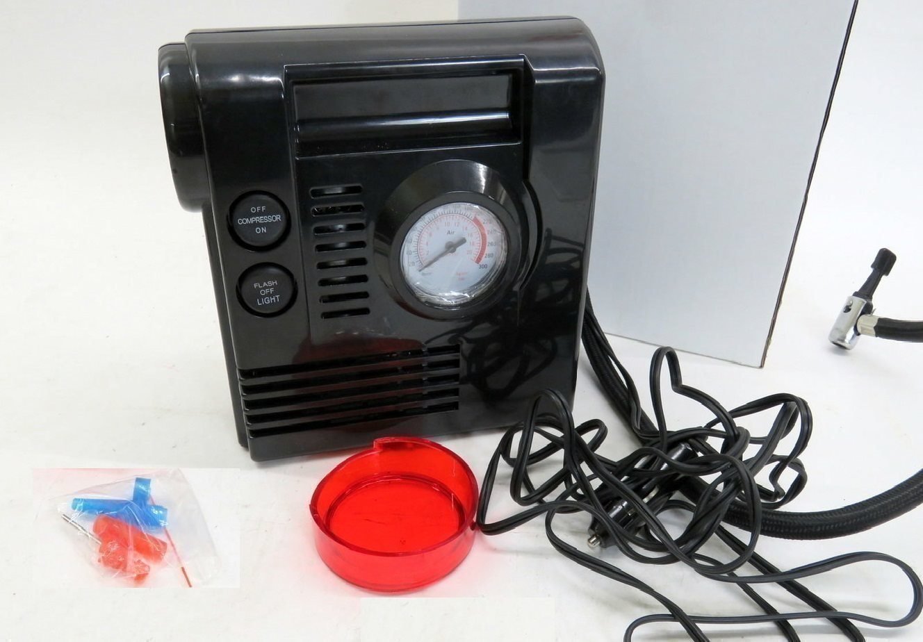 Ny Minikompressor kompressor 12V Med diodlampa ...