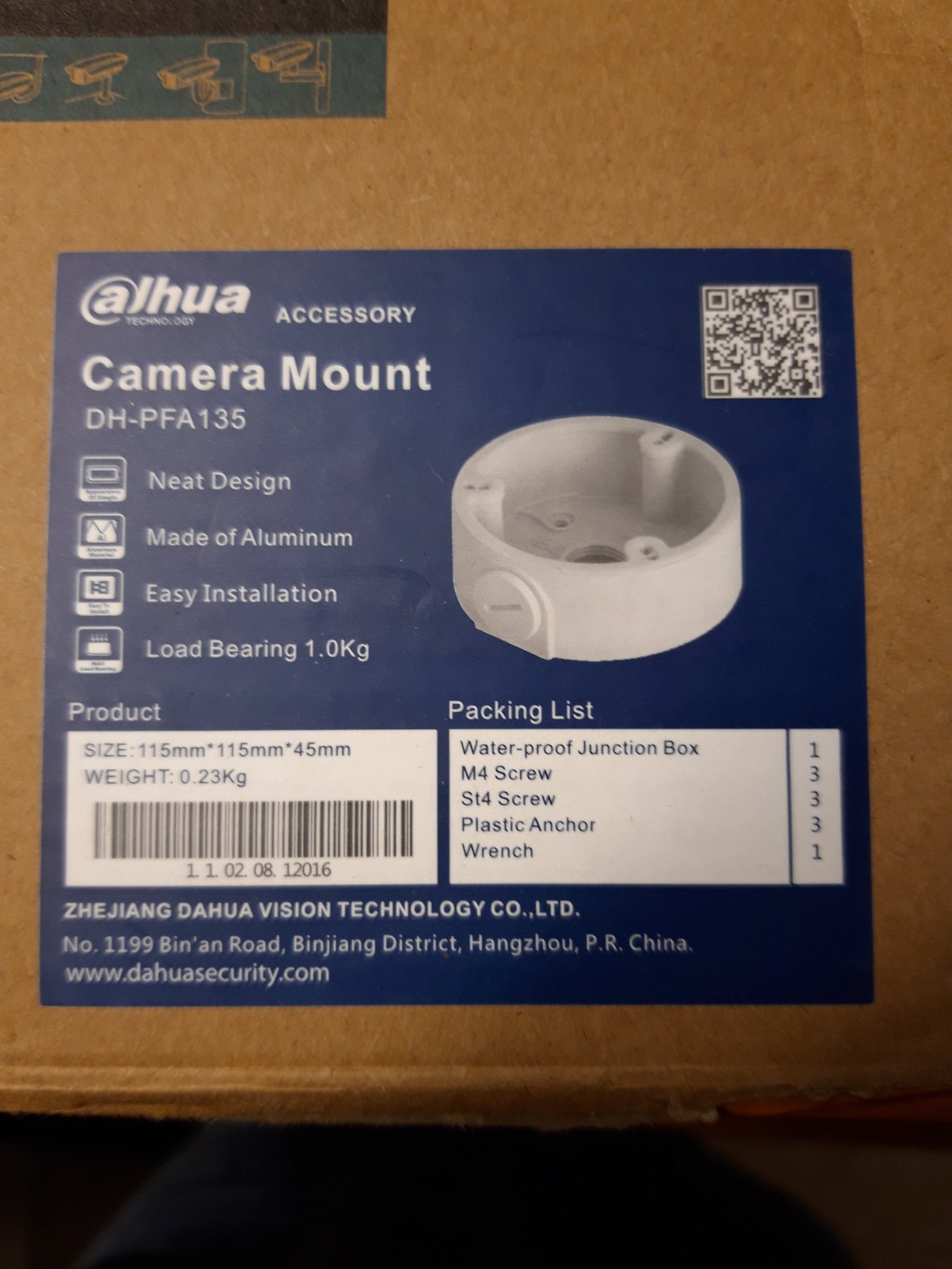 alhua Dahua Kamerafäste DH PFA 135 (418424851) ᐈ Köp på Tradera