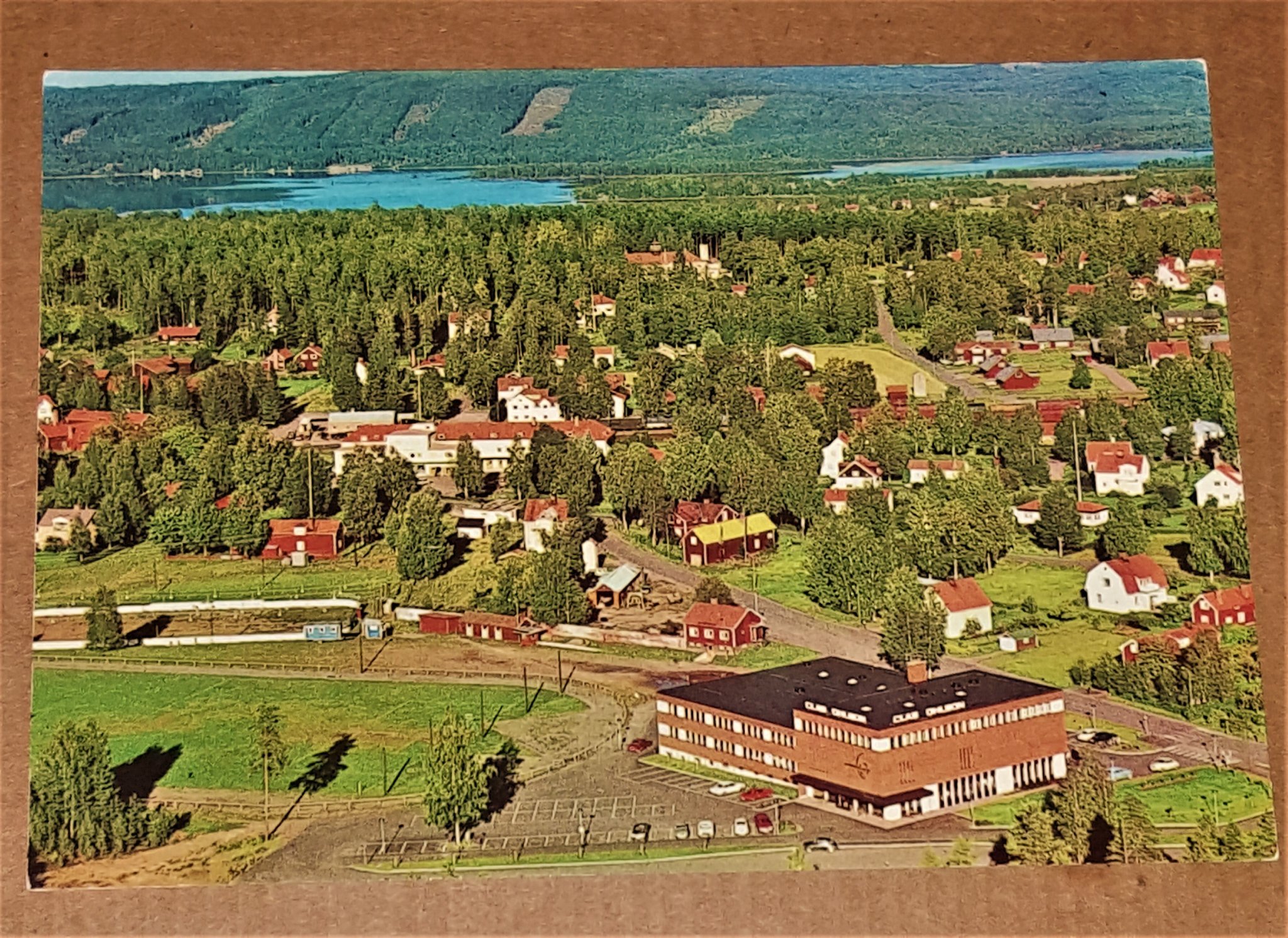 Vykort ..Flygfoto INSJÖN .. Dalarna .. 1970tal.. (423371799) ᐈ Köp på