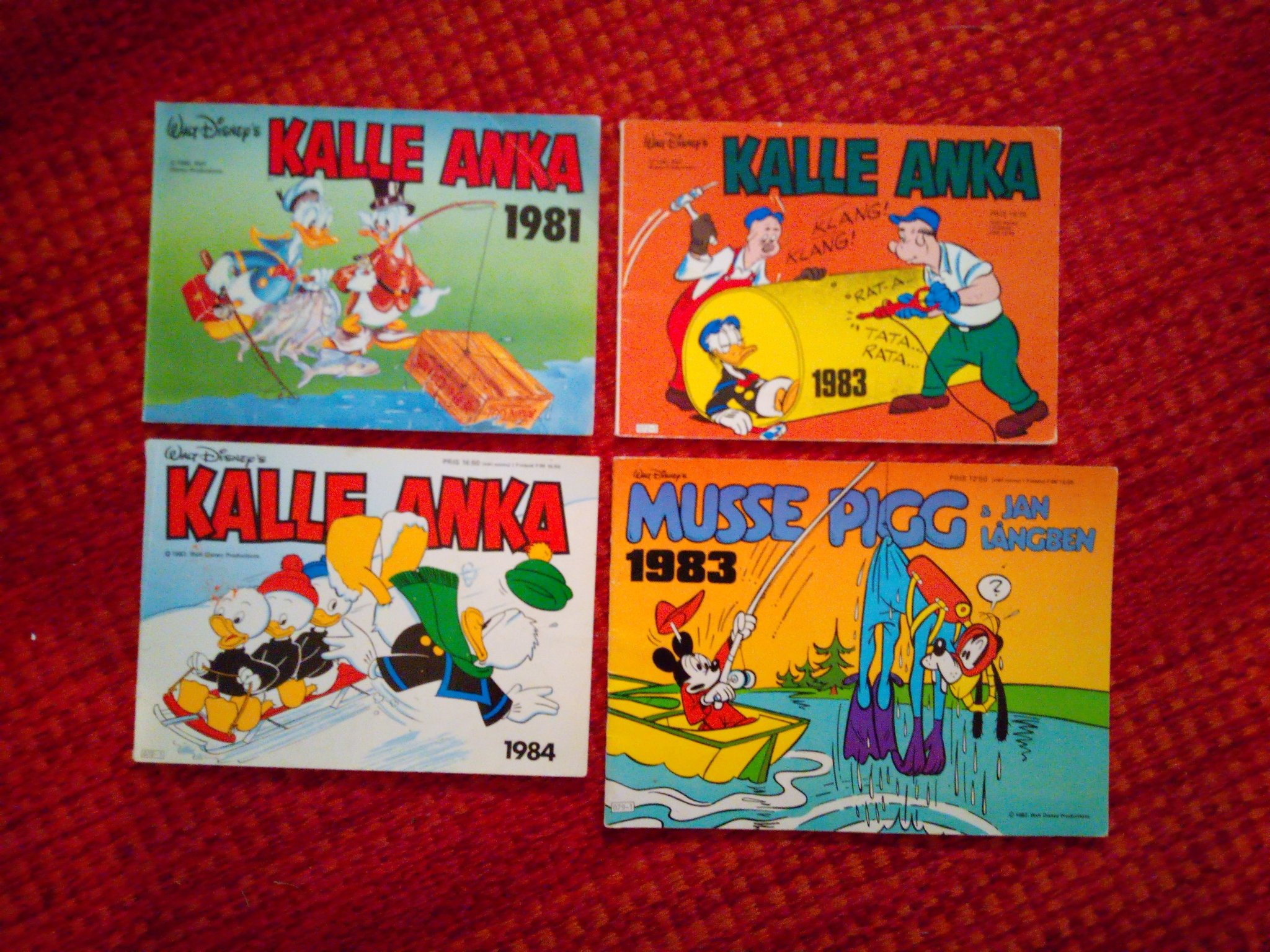 Kalle Anka och Musse Pigg julalbum 4 nummer Köp på Tradera (559798926)
