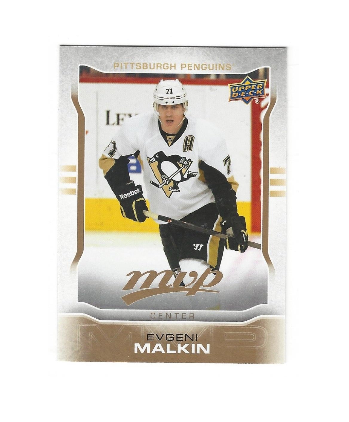 2014-15 Upper Deck MVP #207 Evgeni Malkin SP (30-294x3-PENGUINS)