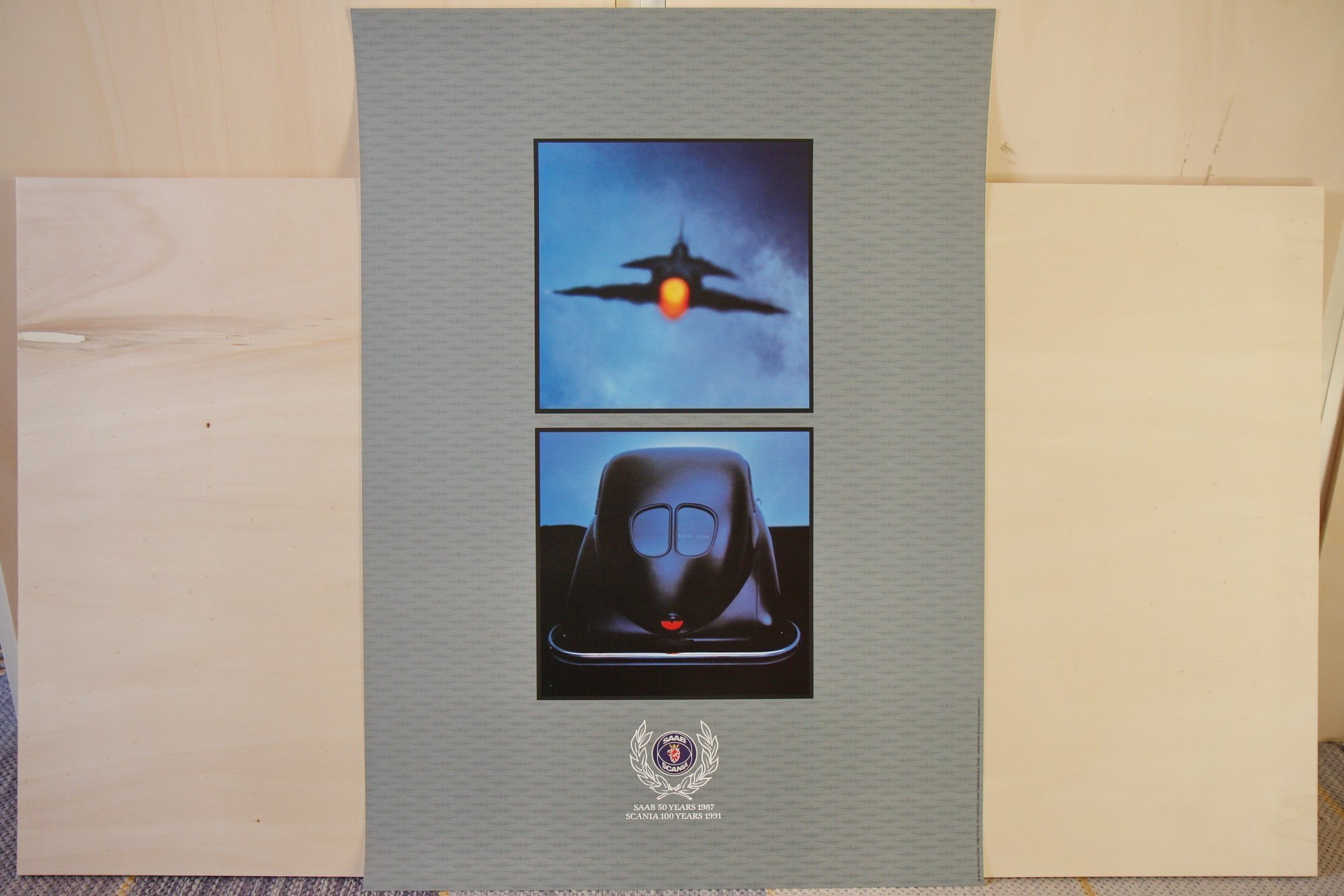 Original Saab Jubilee Poster - Saab 50 Years 19 ...