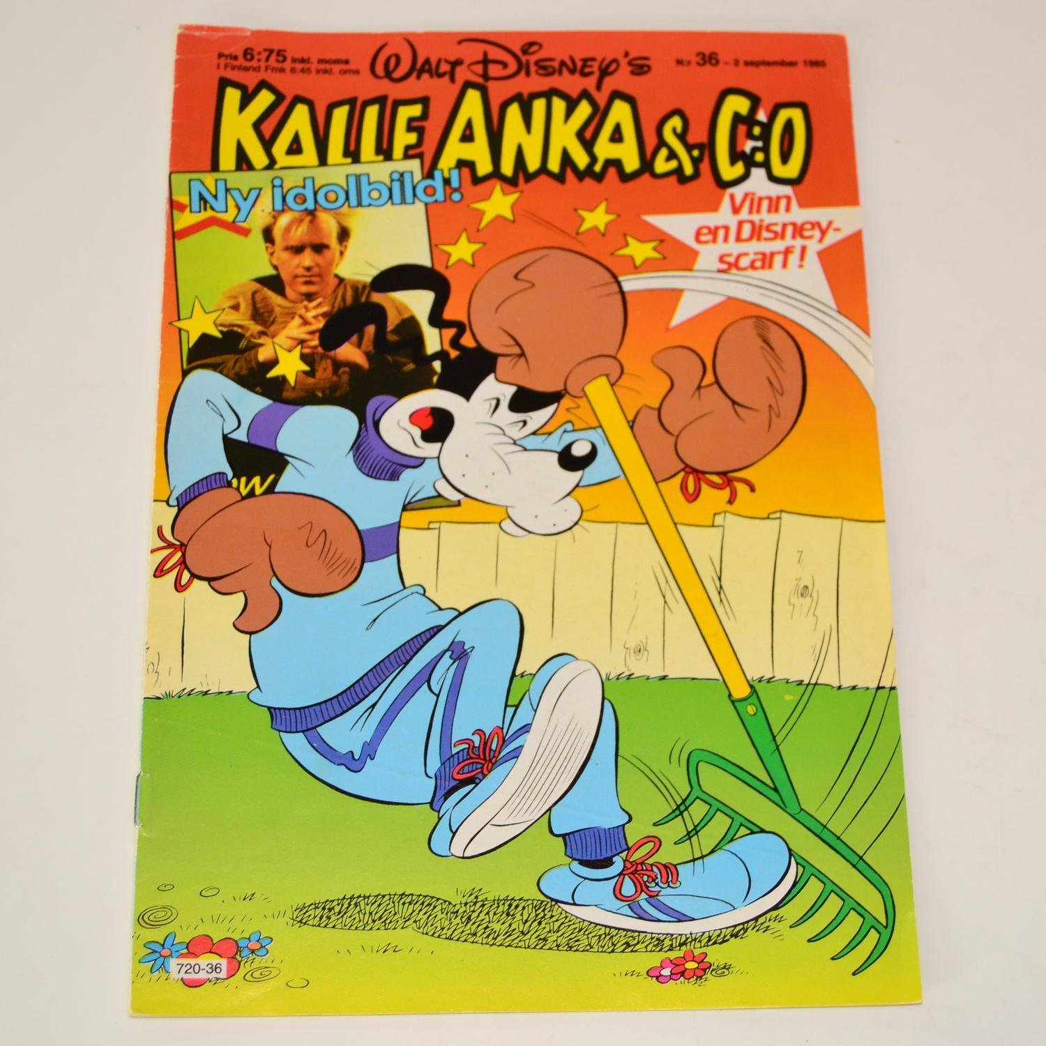 Kalle Anka & Co Nr 36 1985 FN + Bilaga (Idolb.. Köp på Tradera