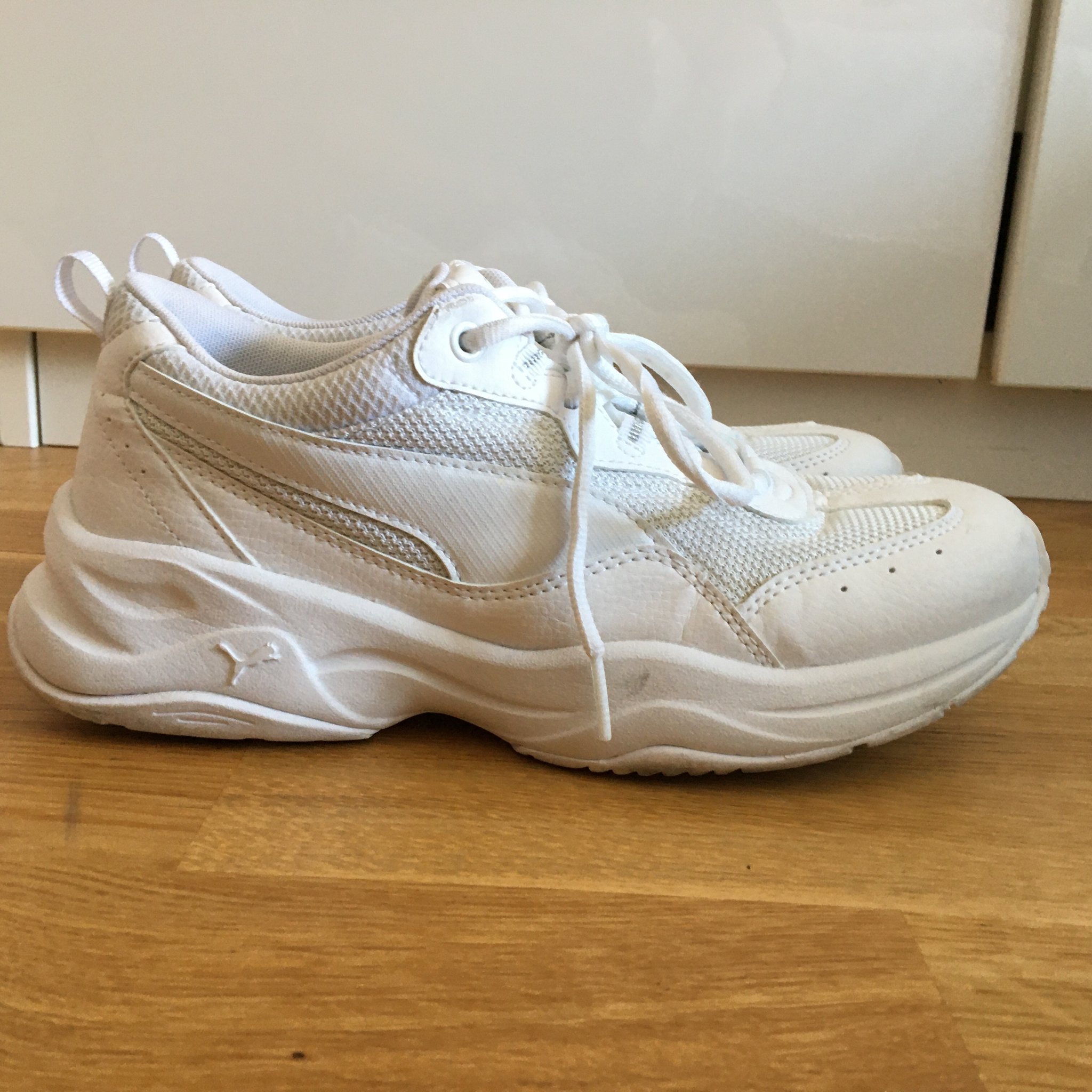 puma soft foam trainers