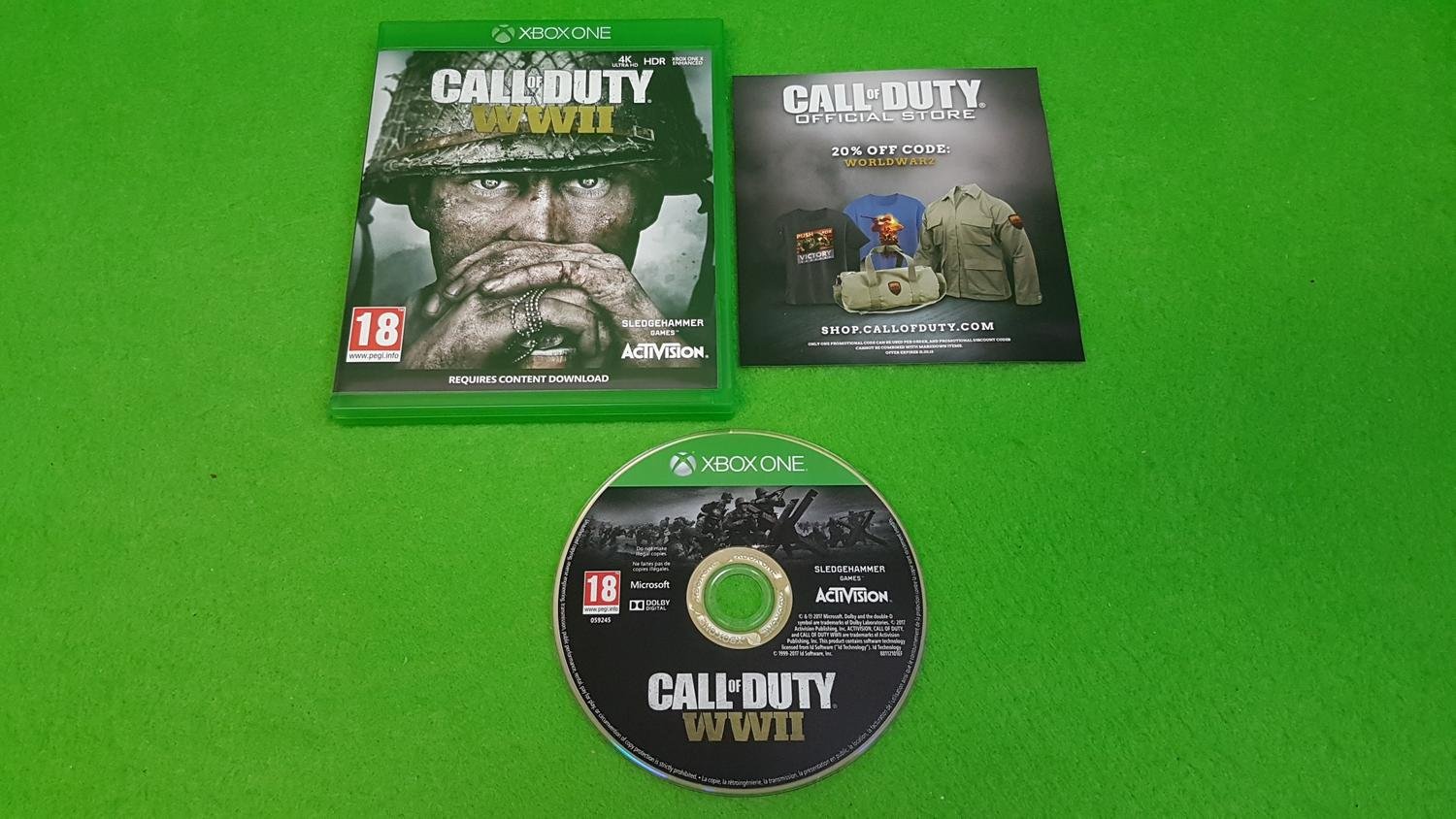 Call Of Duty WWII 4K ULTRA HD Xbox One Ww2 406455261 SpelHem P Tradera