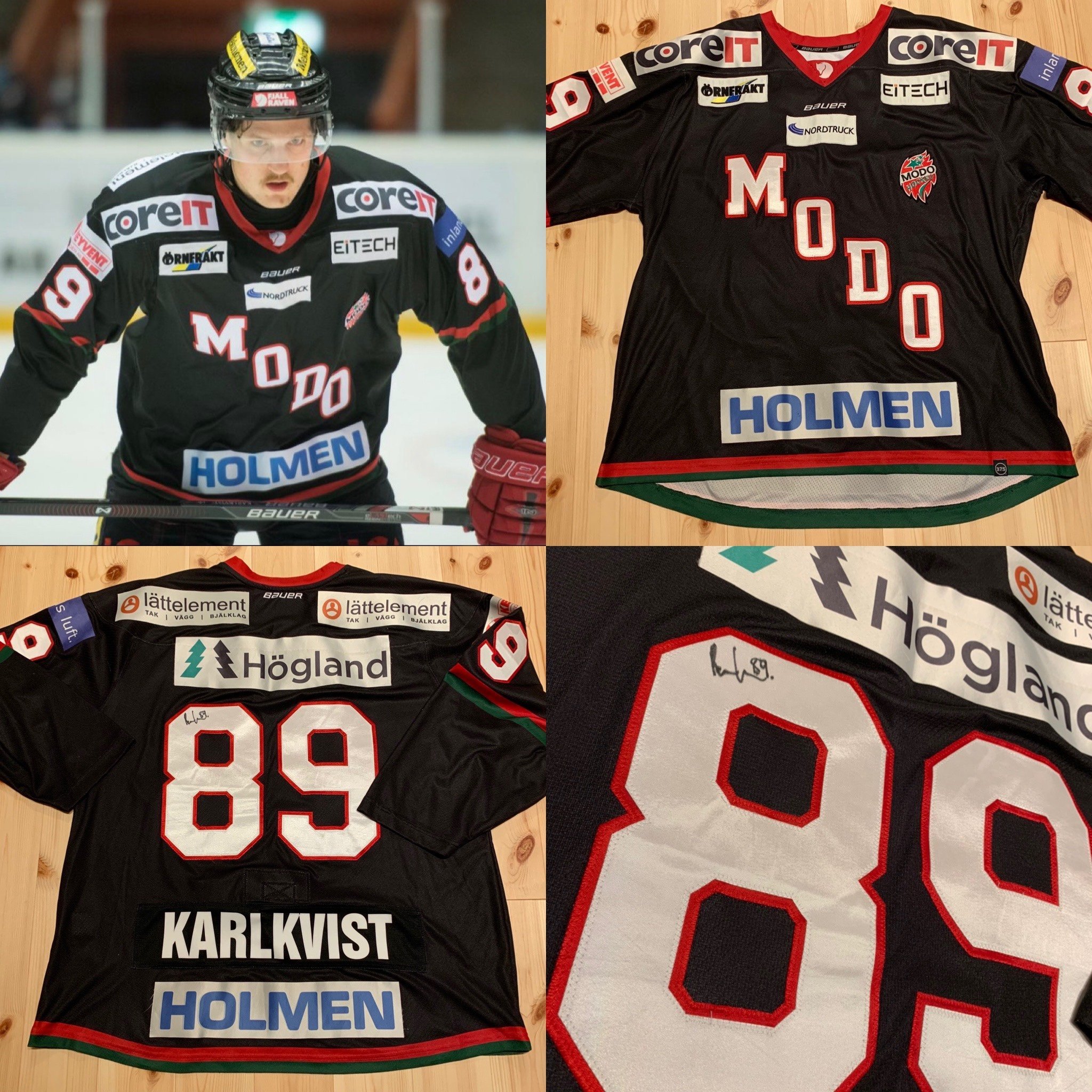 Modo Hockey Patrik Karlkvist (418752583) ᐈ Köp på Tradera