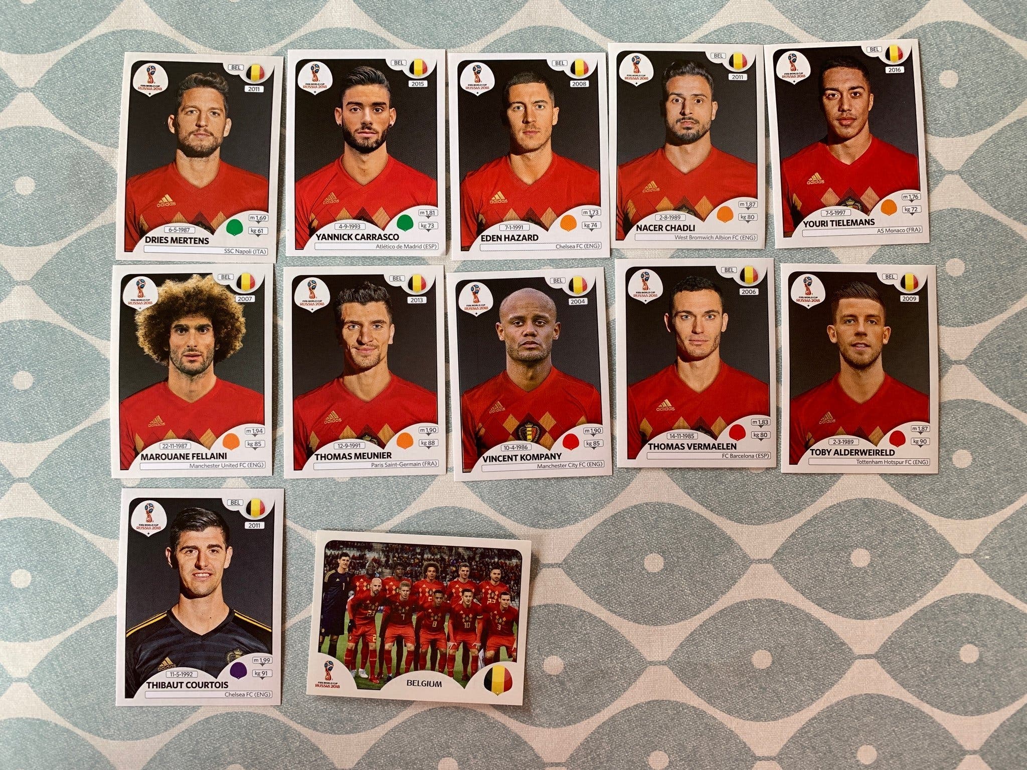 Panini stickers VM 2018 Ryssland - Belgien (406600813) ᐈ ...