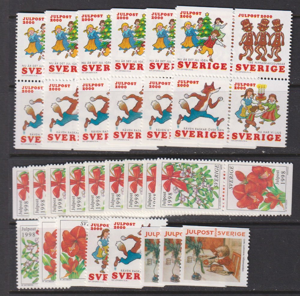 50 st Julfrimärken (415351252) ᐈ Köp på Tradera