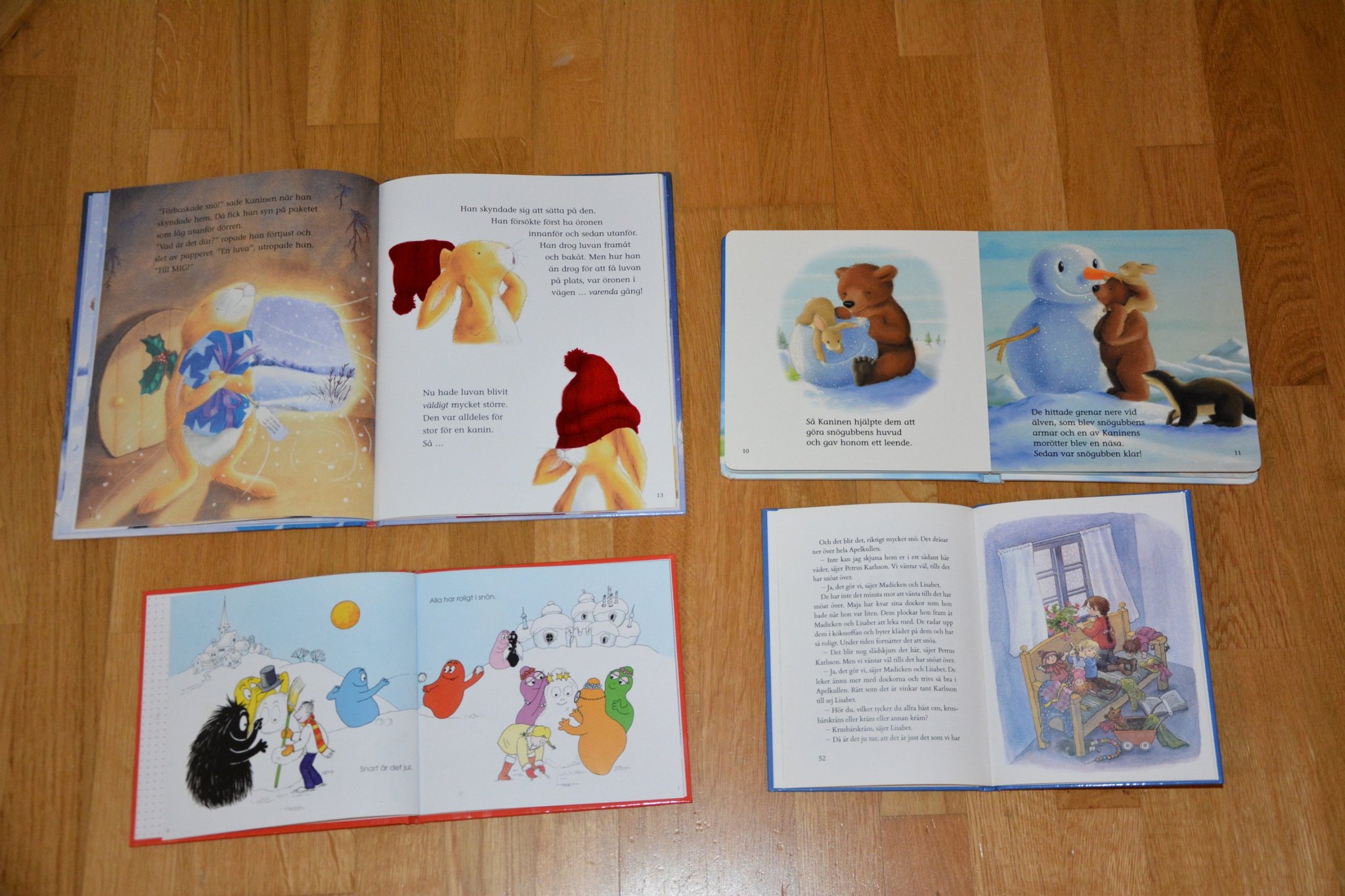 8 fina julböcker Barbapapa, Mamma Mu firar jul,.. Köp på Tradera
