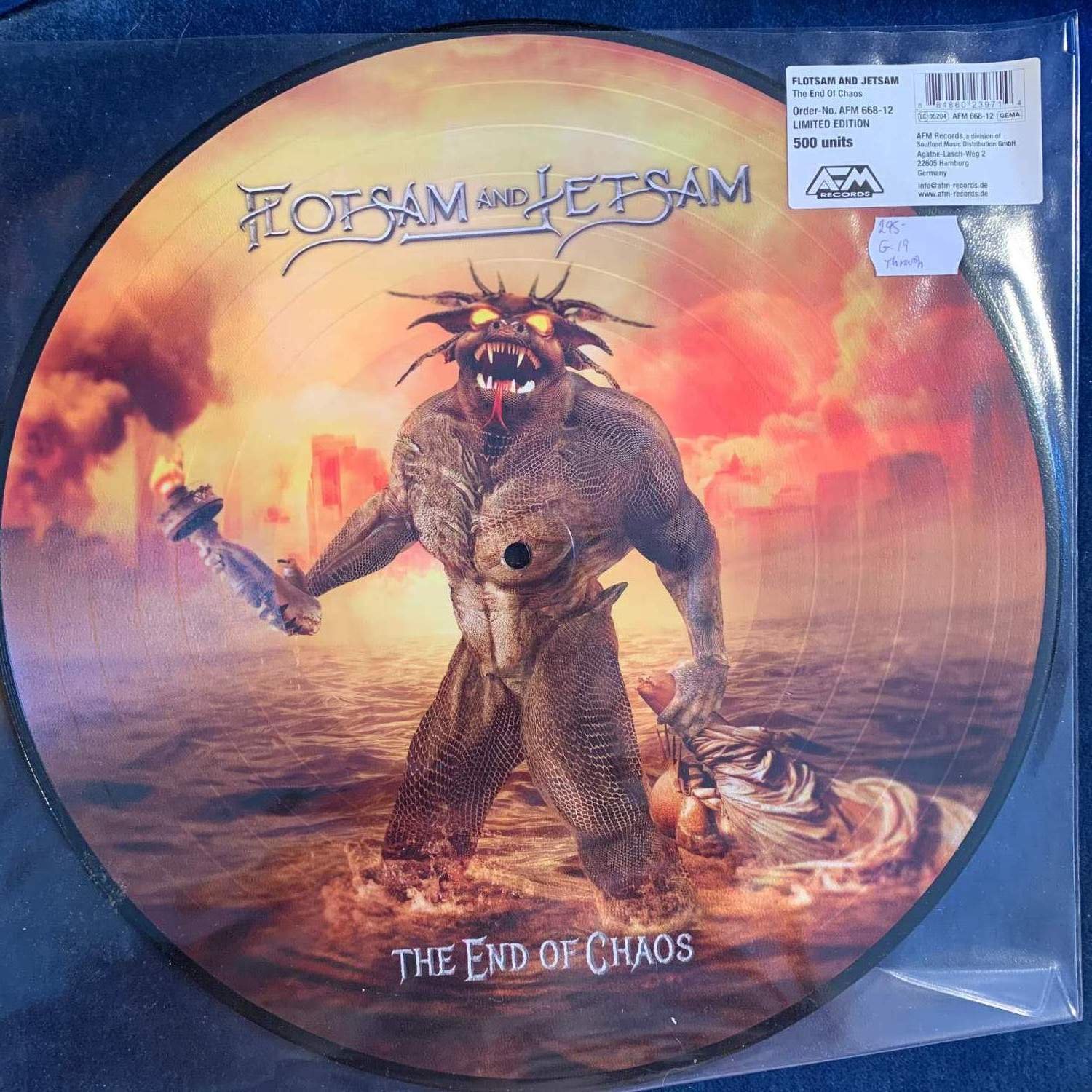 FLOTSAM AND JETSAM THE END OF CHAOS. LIMITED ED.. Köp från