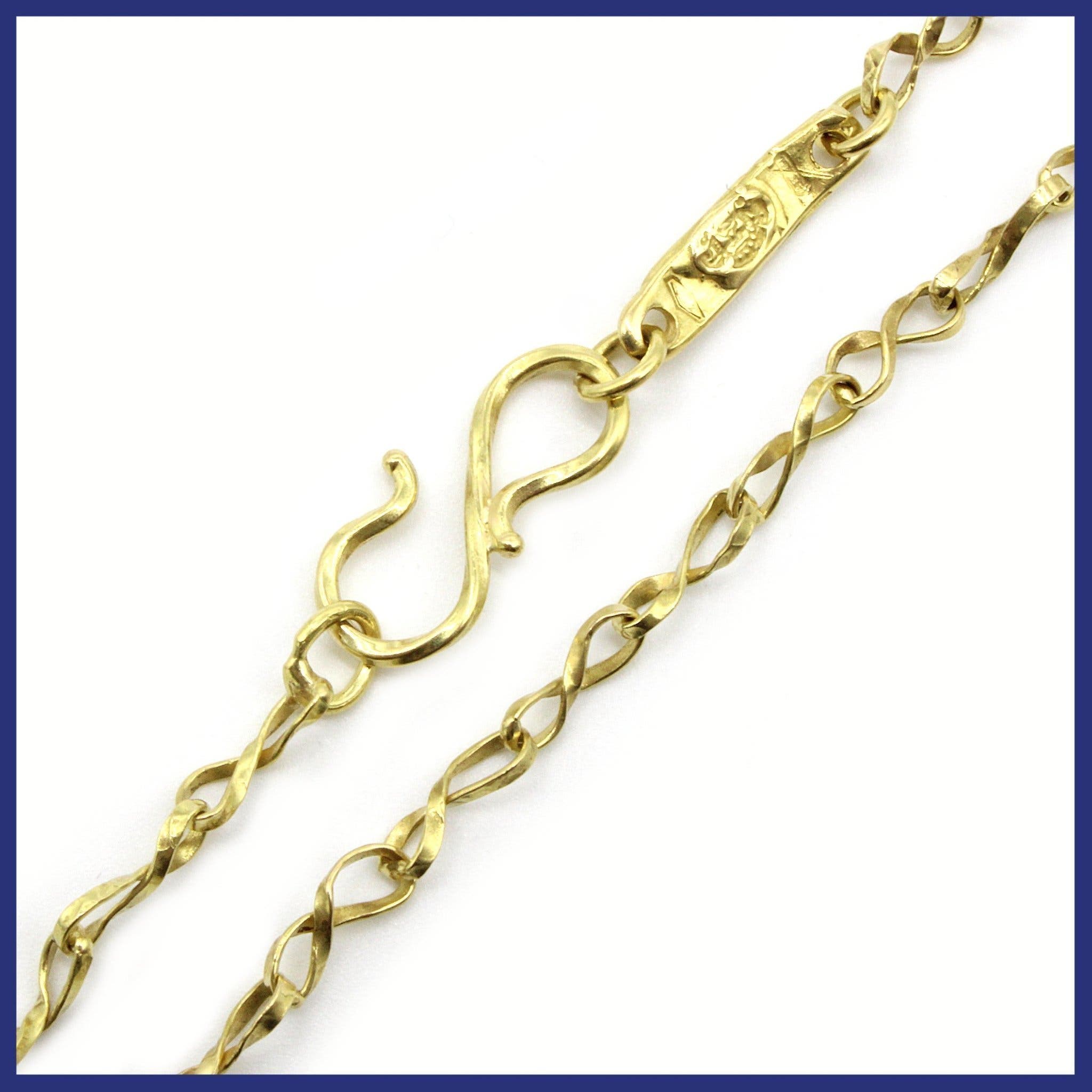 Halsband, 18K guld (vikt 7,83g, längd 43,7cm)