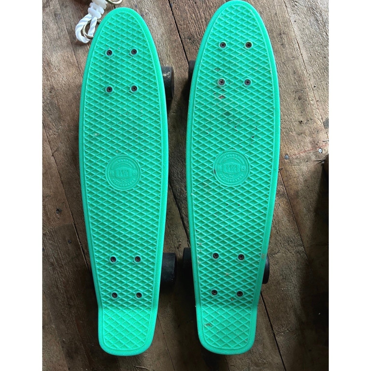 Skateboard Warp 1996, i grön plast, nostalgi, Köp på Tradera (598171782)