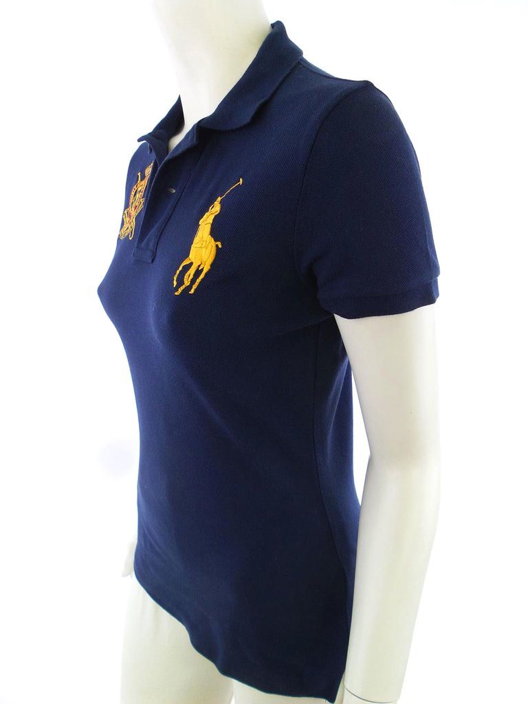 RALPH RALPH RALPH LAUREN SPORT Kortärmad tunika Storlek S Marinblå 100% Bomull Logo fd8d9b RALPH RALPH RALPH LAUREN SPORT Kortärmad tunika Storlek S Marinblå 100% Bomull Logo fd8d9b