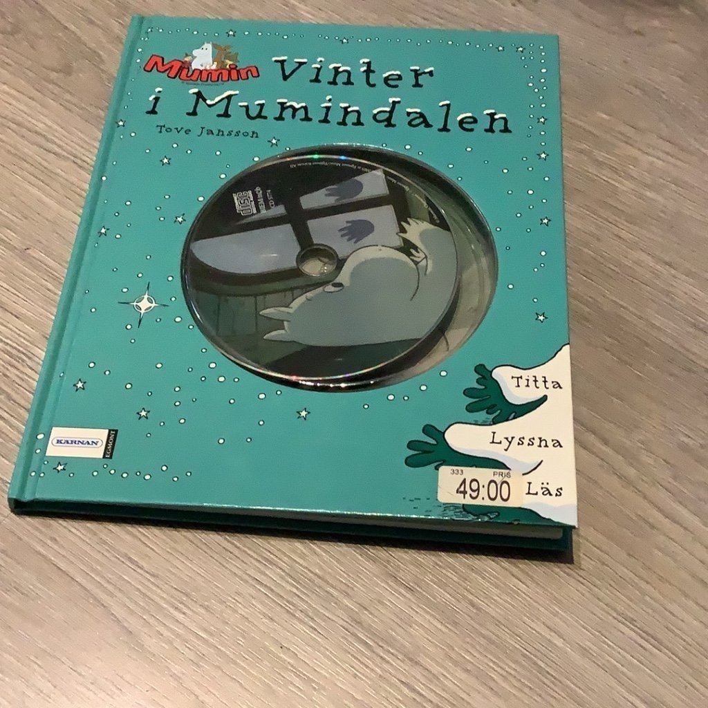 Mumin vinter i Mumindalen julbok God Jul barnbok Köp på Tradera