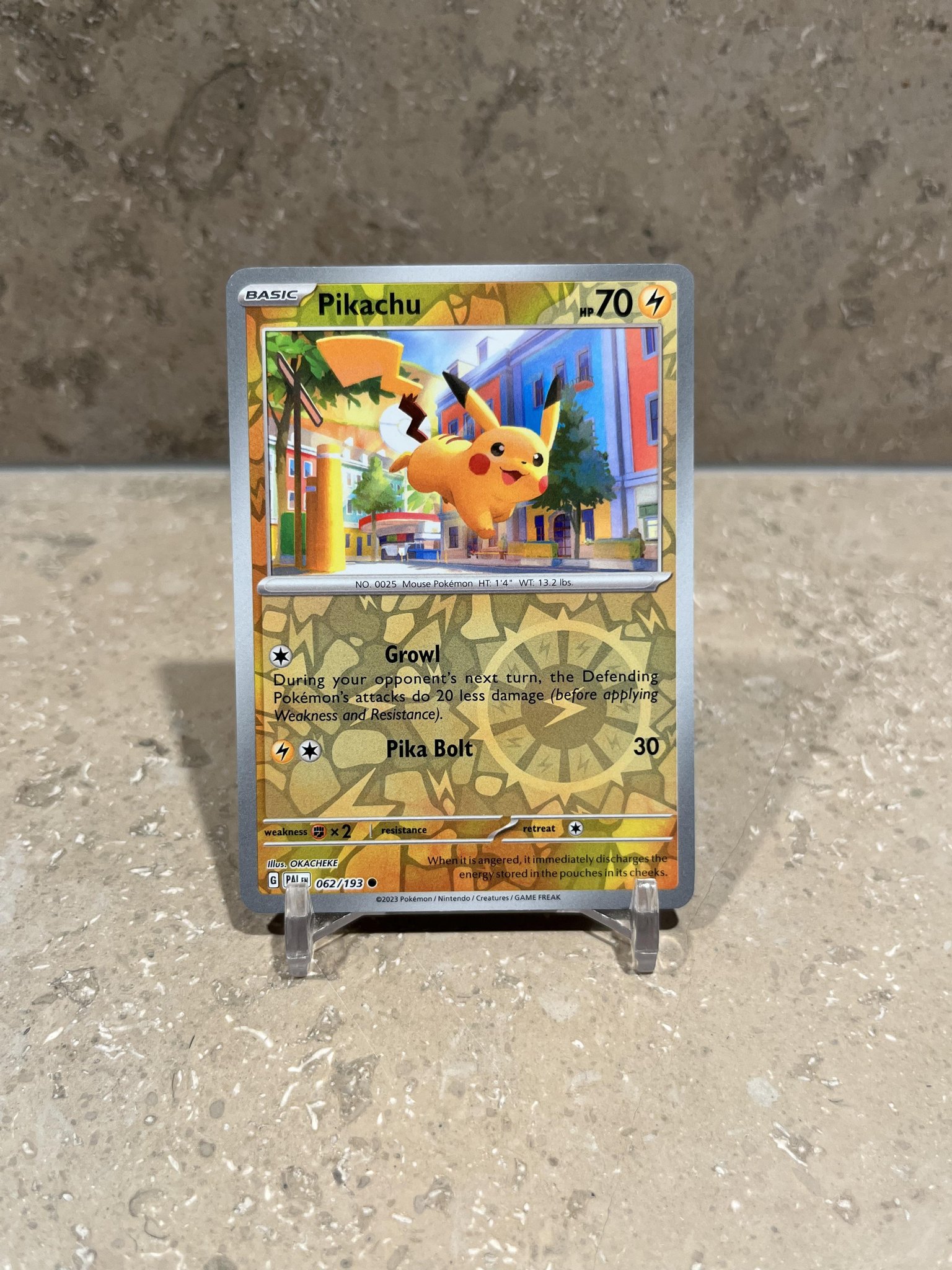 Pikachu Reverse Holo 062/193 Paldea Evolved Pok.. Köp på Tradera