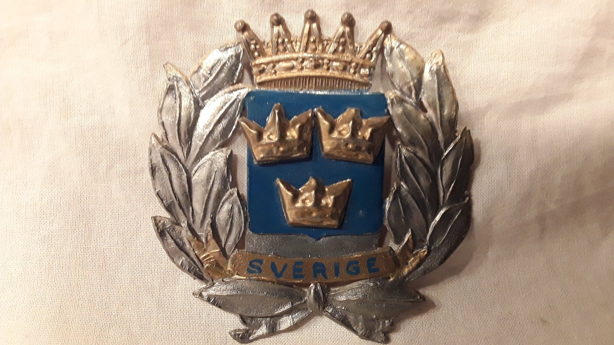 Sverige M rke Tre Kronor I Metall 410430543 K p P Tradera