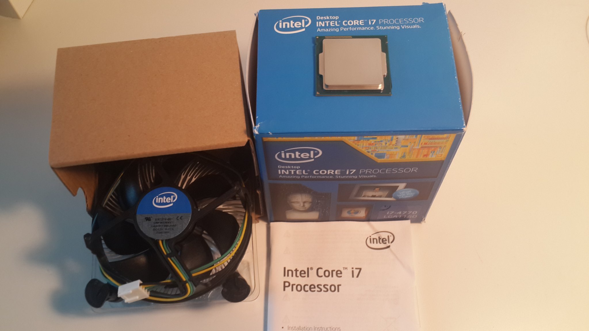 Intel i7-4770 in original packaging (401473346) ᐈ Köp på Tradera