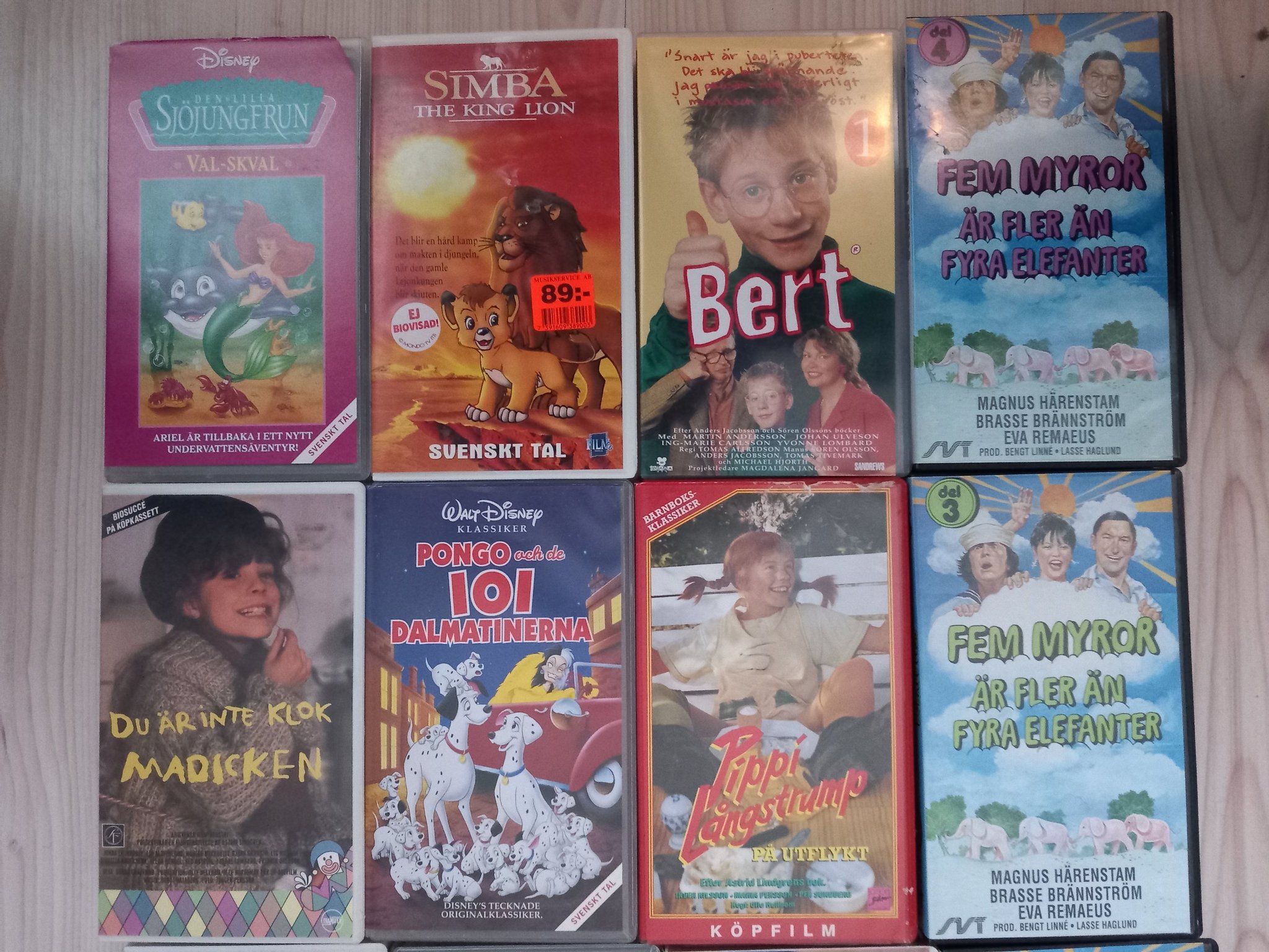 16 VHS Barnfilmer Köp på Tradera (574379791)