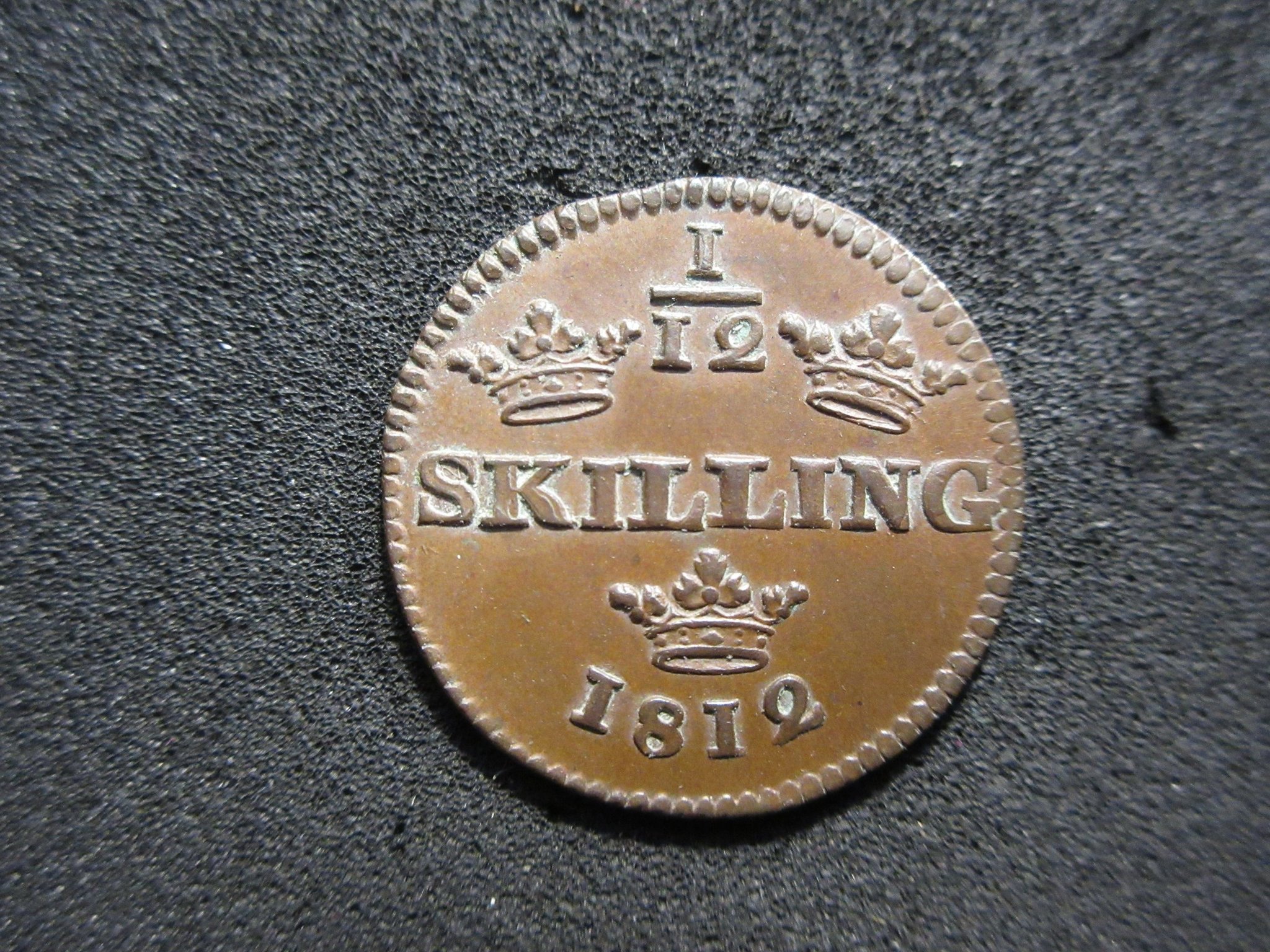 1 12 SKILLING 1812 418088502 K p P Tradera