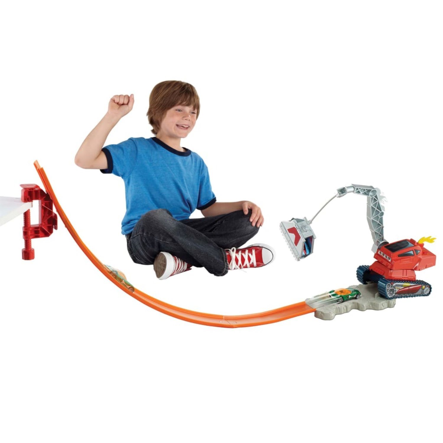 Hot Hot Hot Wheels Leksaksset Crane Crasher FFF62 594523 Hot Hot Hot Wheels Leksaksset Crane Crasher FFF62 594523