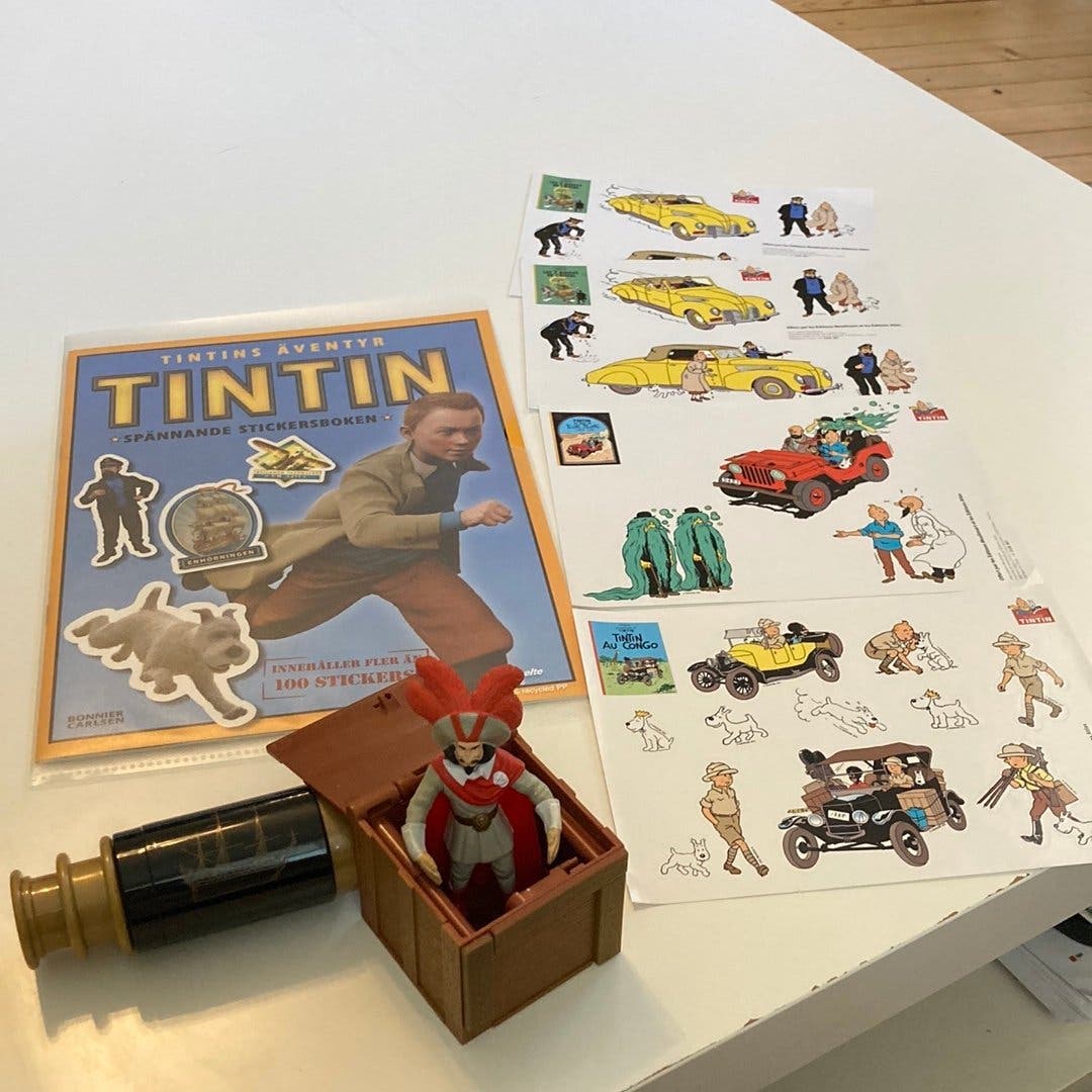Tintin Samlarobjekt Bok Rackham den röde figur .. | Köp på Tradera ...