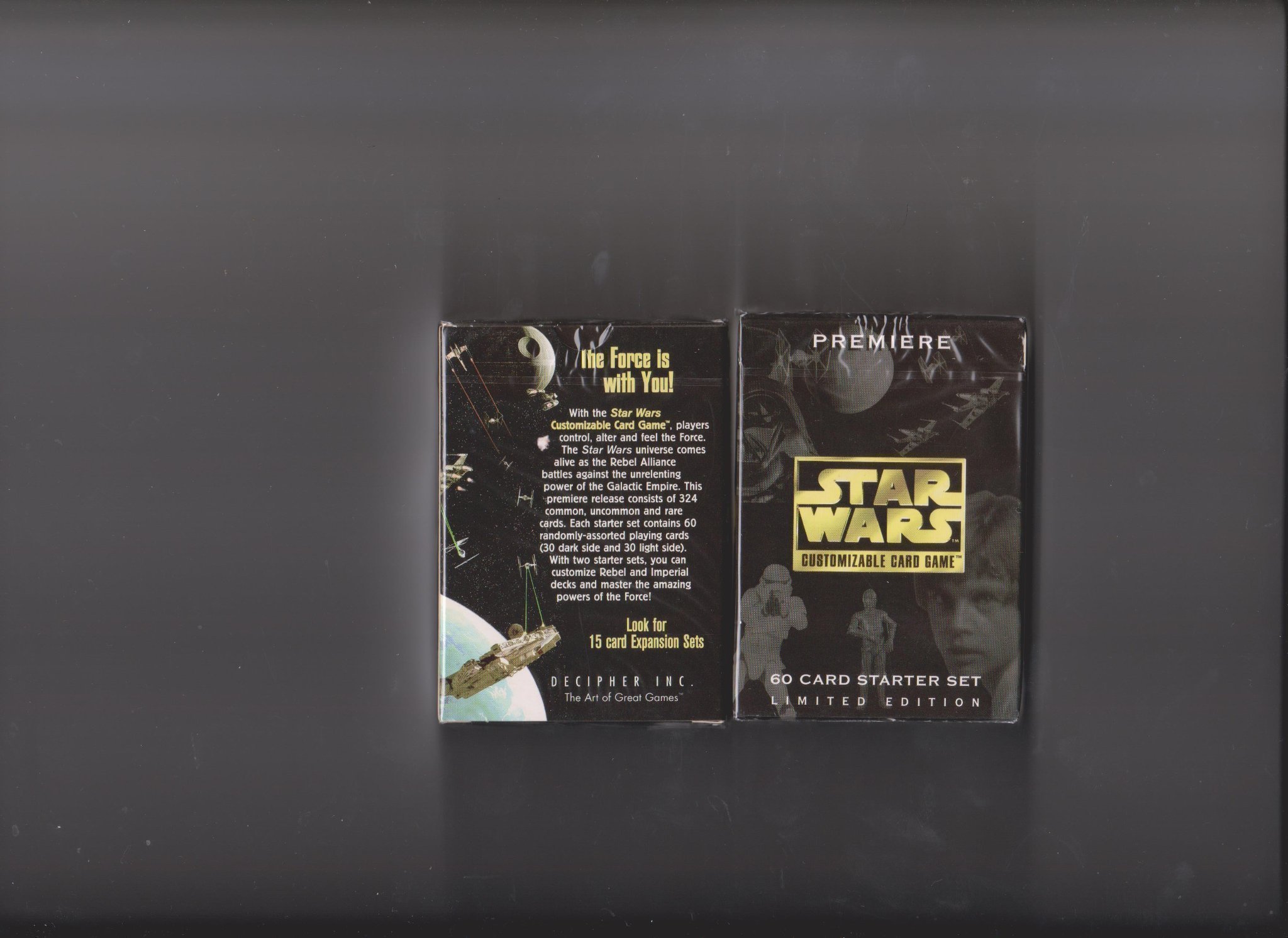 STAR WARS CUSTOMIZABLE CARD GAME CCG 60 CARD