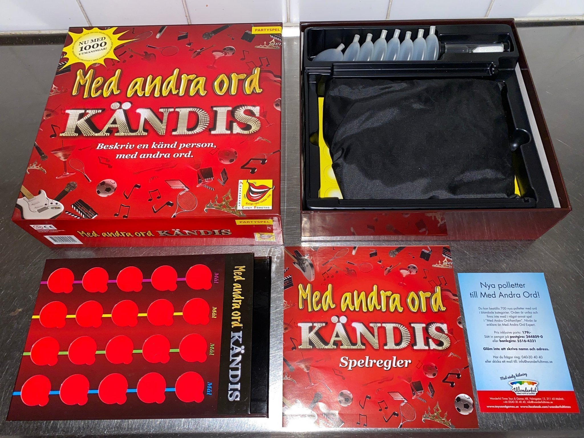 MED ANDRA ORD KÄNDIS - Beskriv en känd person,m.. | Köp på Tradera ...