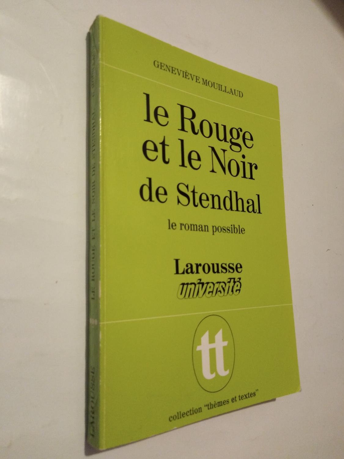Le Rouge Et Le Noir Version Abrégée