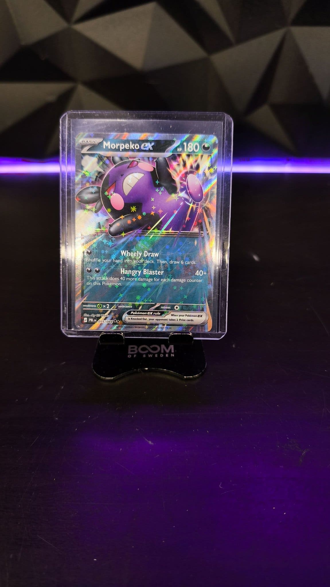 Carta Pokémon Morpeko ex 055/084 Doble Rara Pitch Black 2026