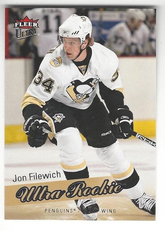 2008-09 Ultra #205 Jon Filewich RC (15-X108-PENGUINS)