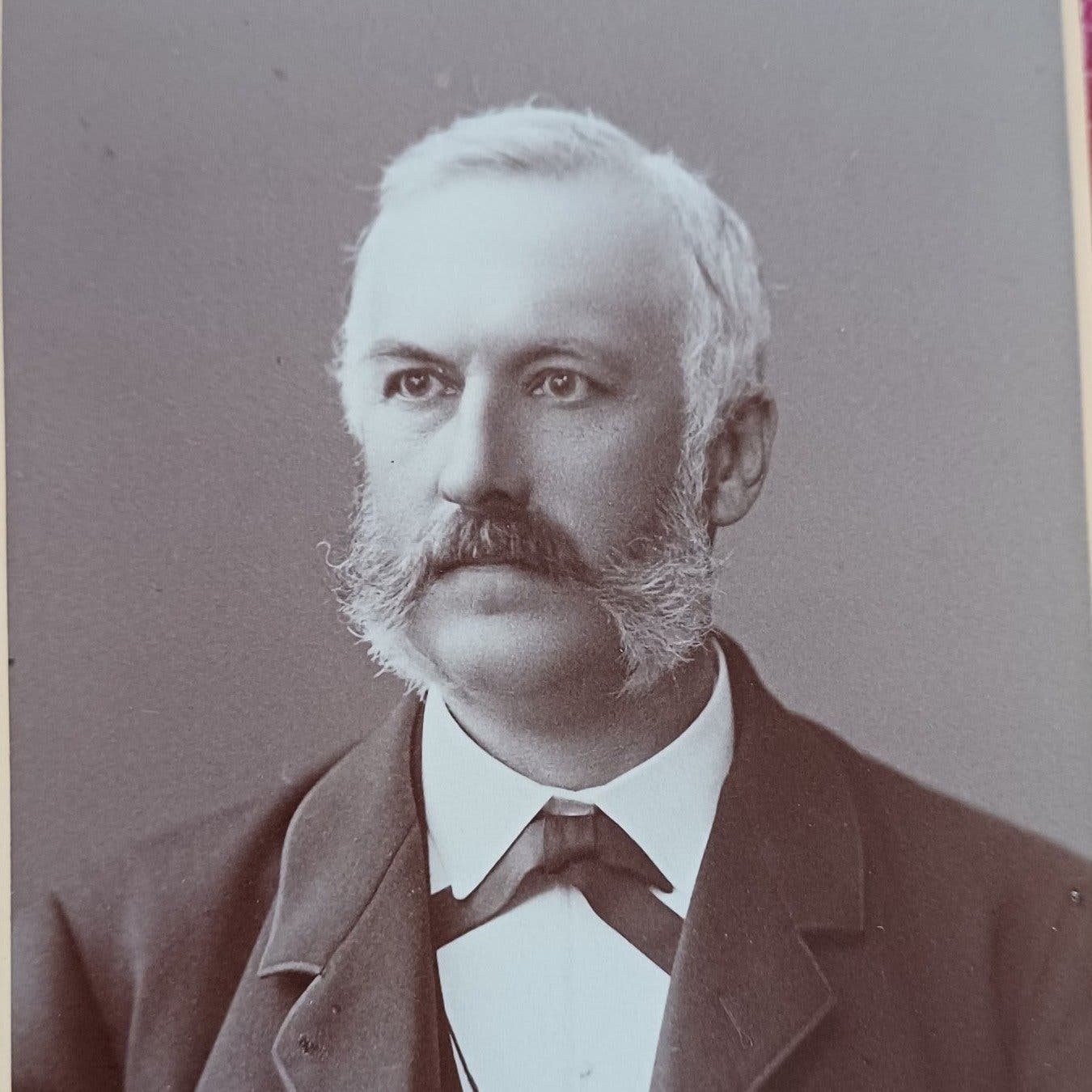 Antikes Foto von Major Murray, geboren 1831