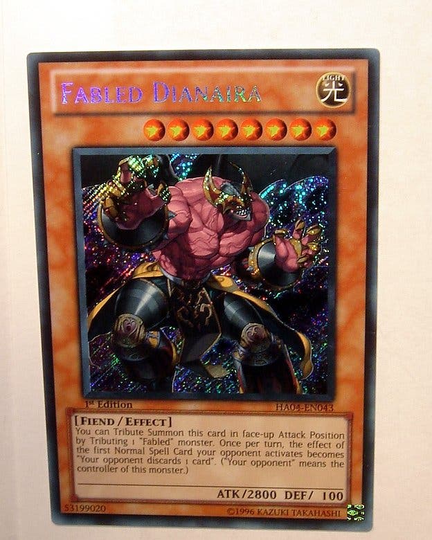 Yu-Gi-Oh! Fabled Dianaira (HA04-EN043) - Secret Rare 1st Edition Card From Hidden Arsenal 4 - View #8