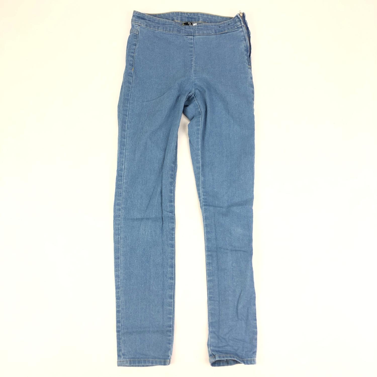 H&M Divided, Jeans, stl 34, Blå (418279597) ᐈ Footly på Tradera