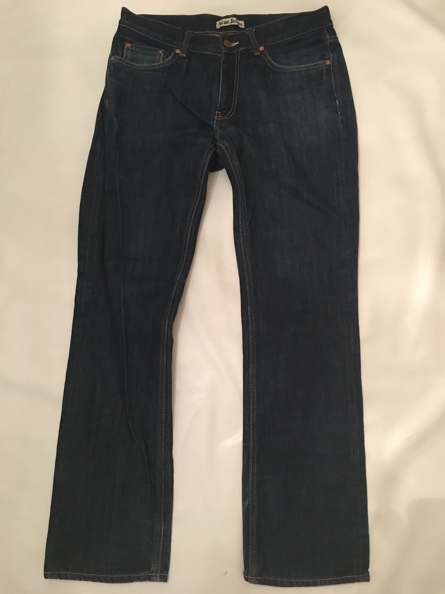 ACNE jeans jeans jeans Mic Another Raw blå strl 32/32 bf50b0 ACNE jeans jeans jeans Mic Another Raw blå strl 32/32 bf50b0