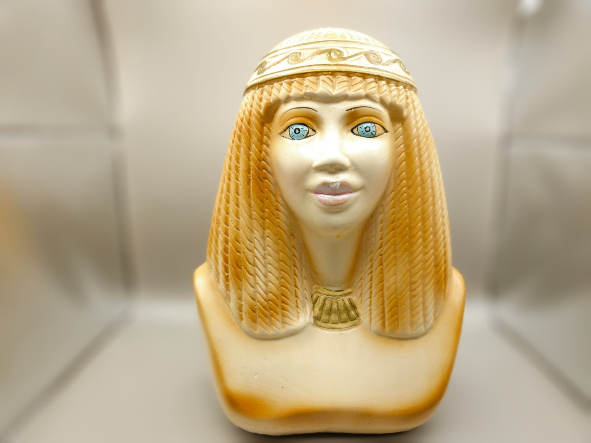 Kleopatra Byst Staty Egypten Farao Cleopatra Vi.. Köp på Tradera