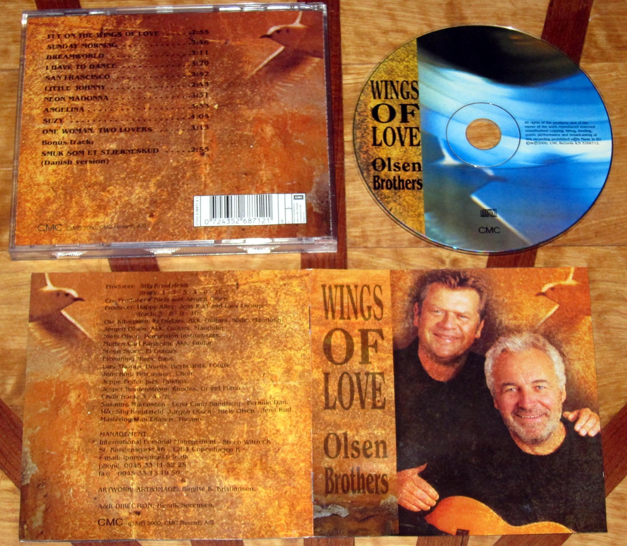 Olsen Brothers, Wings of love, CDskiva Köp på Tradera (606526976)