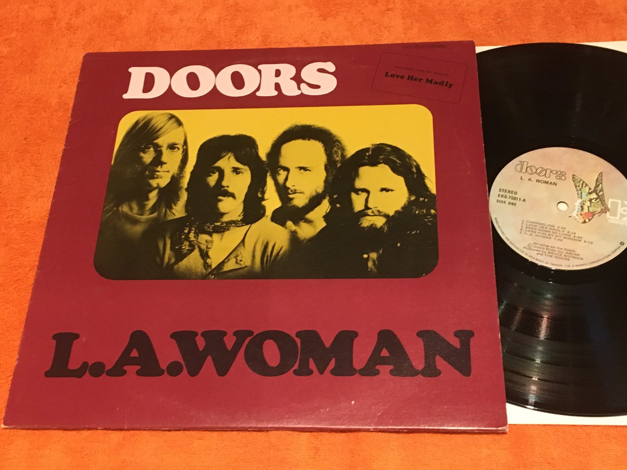 THE DOORS L.A. woman LP Can ELEKTRA EK.. (418448712) ᐈ VIN & YL på Tradera
