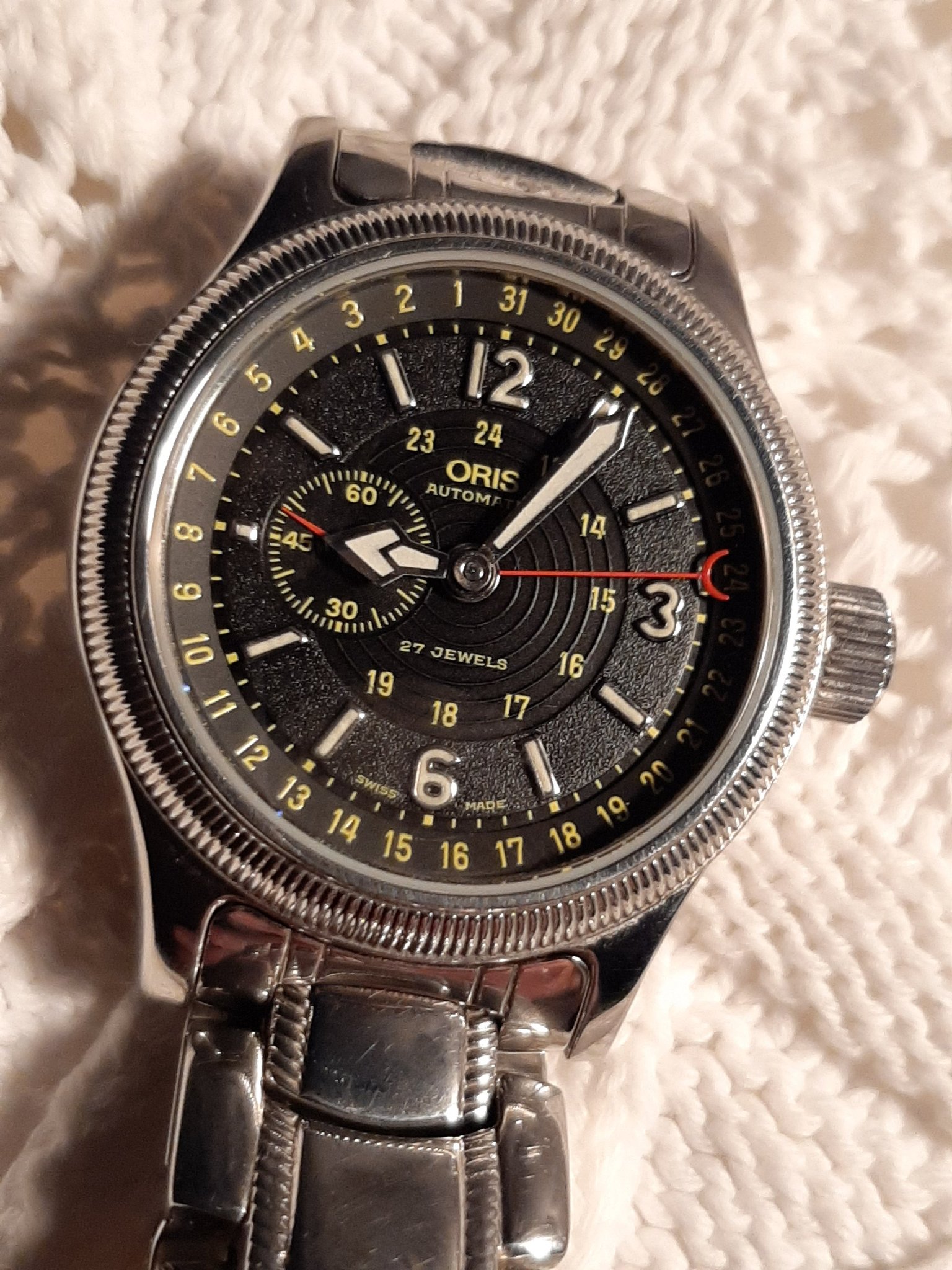 ORIS BIG CROWN COMMANDER 27 jewels automatic POINTER DATE Barnebys